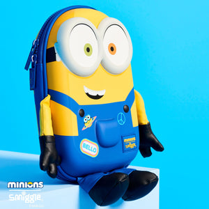 Smiggle - 3D Embossed Minions Hardtop Pencil Case