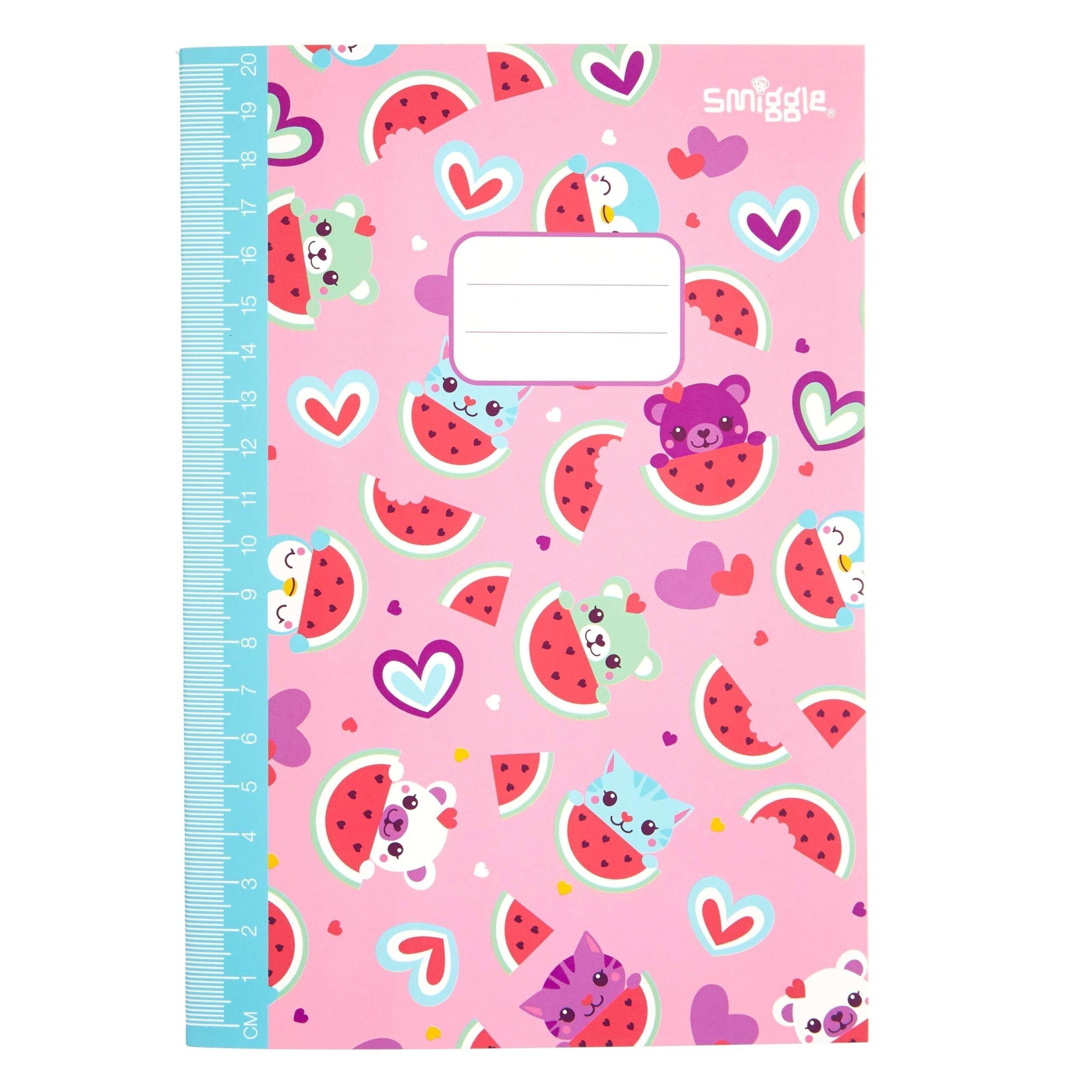 Smiggle - A5 Ruled and Lined Notebook