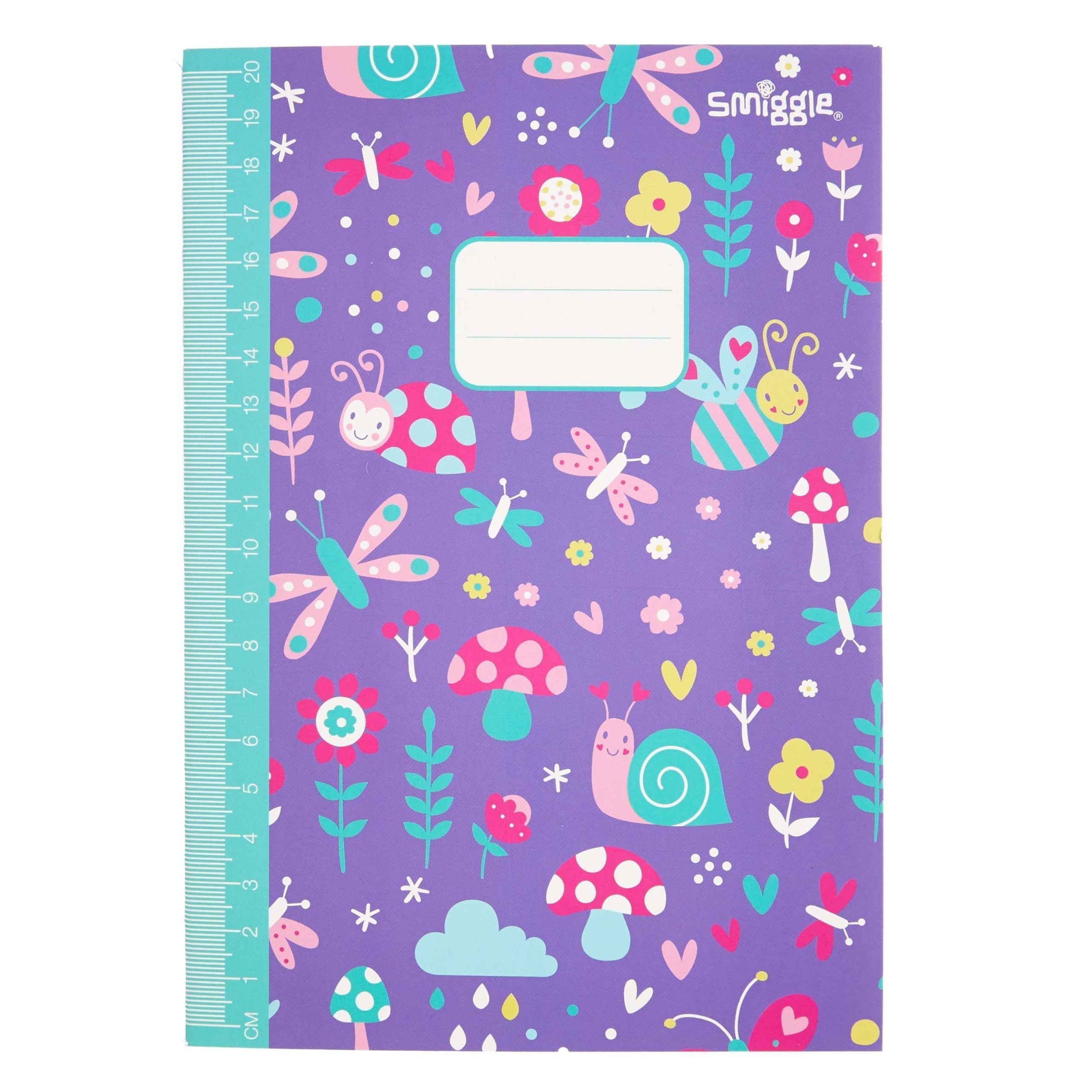 Smiggle - A5 Ruled and Lined Notebook