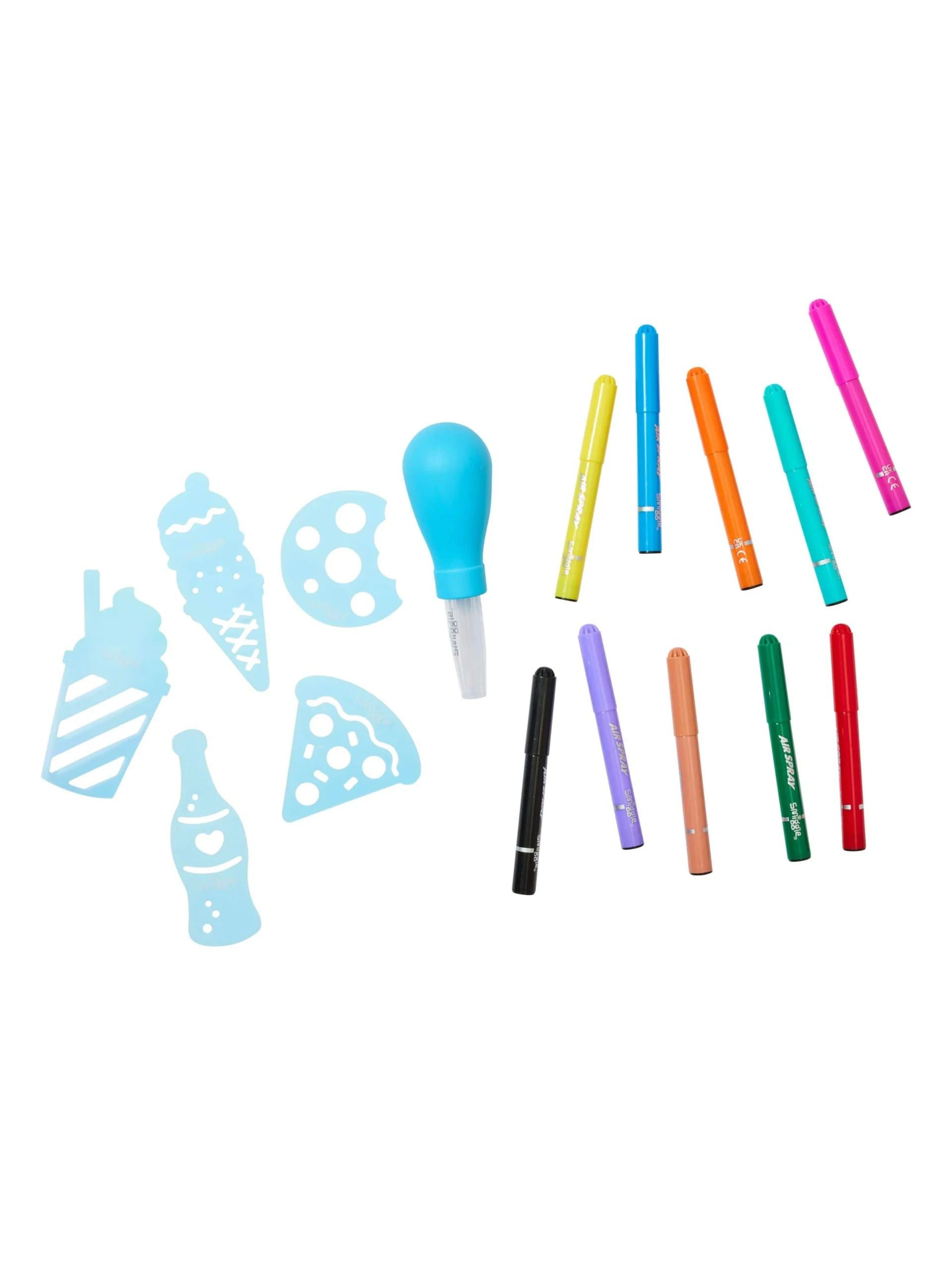 Smiggle - Air Spray Airbrush Marker Pen Set