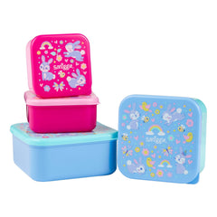 Smiggle - Animalia 4-in-1 Lunch & Stash Containers