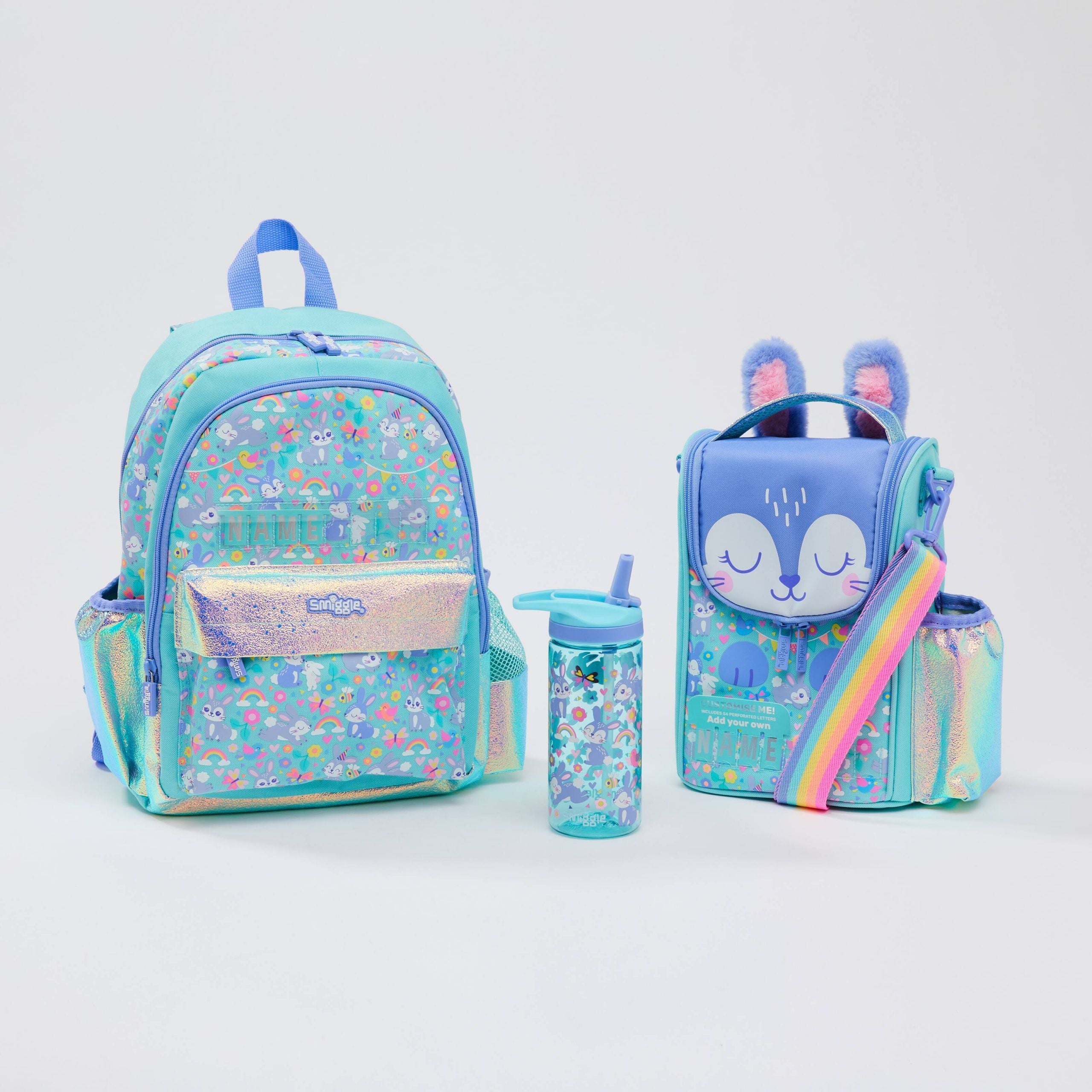 Smiggle - Animalia Junior Name Bag Set