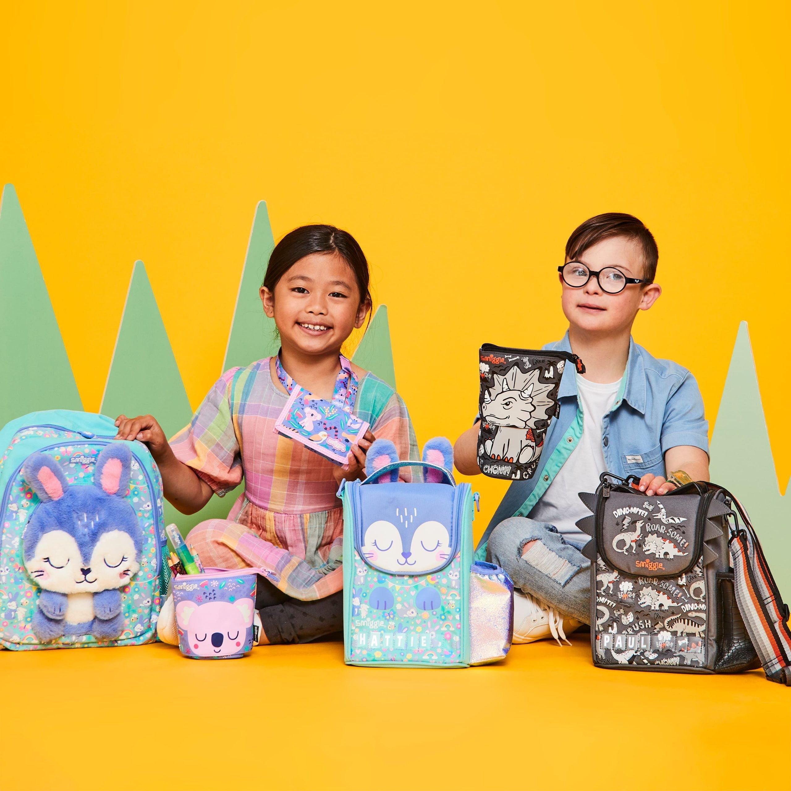 Smiggle - Animalia Junior School Bags and Sets Set