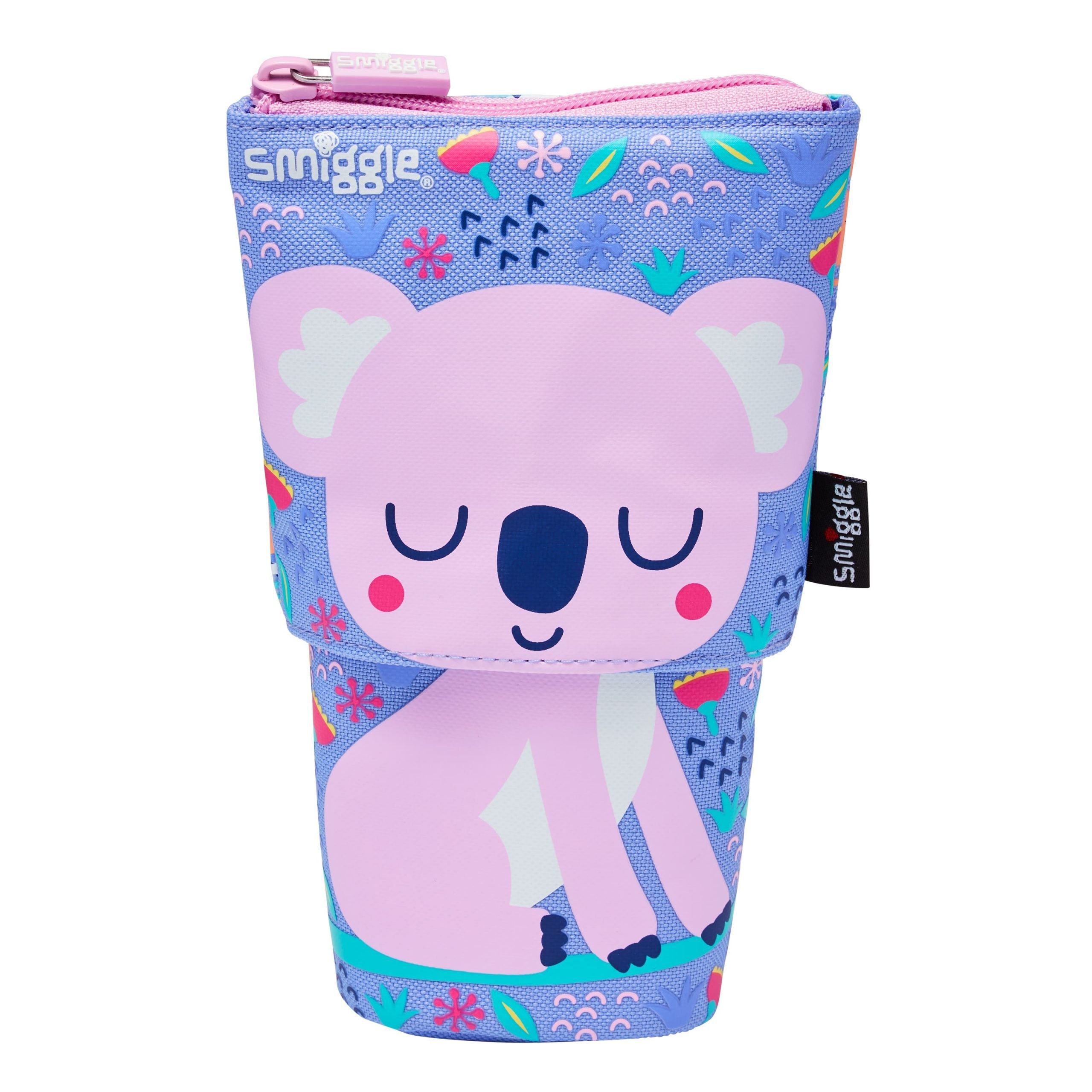 Smiggle - Animalia Pencil Case and Stand