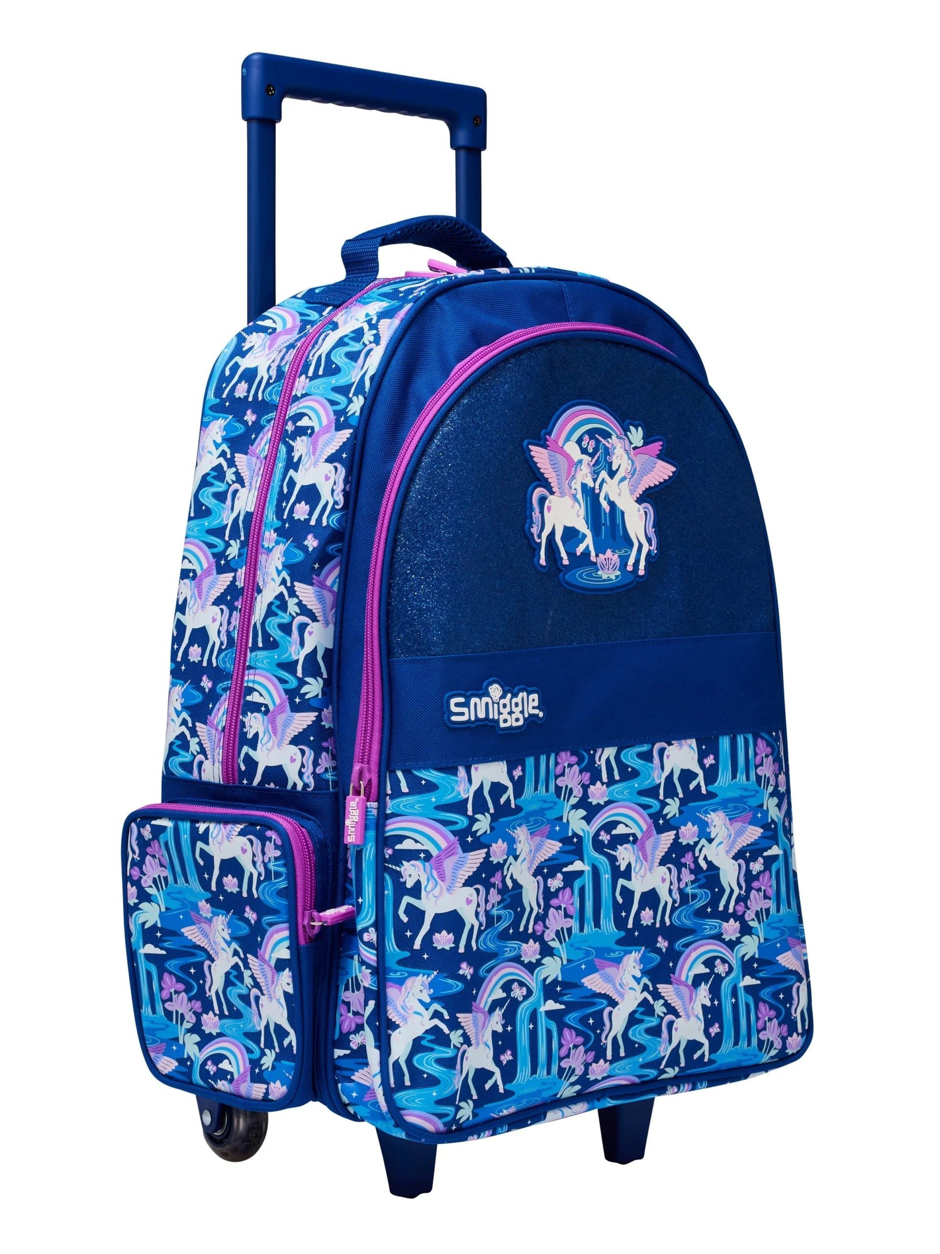 Smiggle - Away Lighted Backpack with Trolley