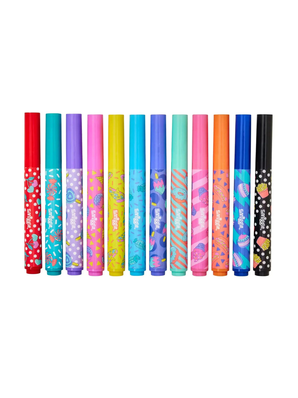 Smiggle - Away Scented 12-Piece Highlighter and Pencil Case Set