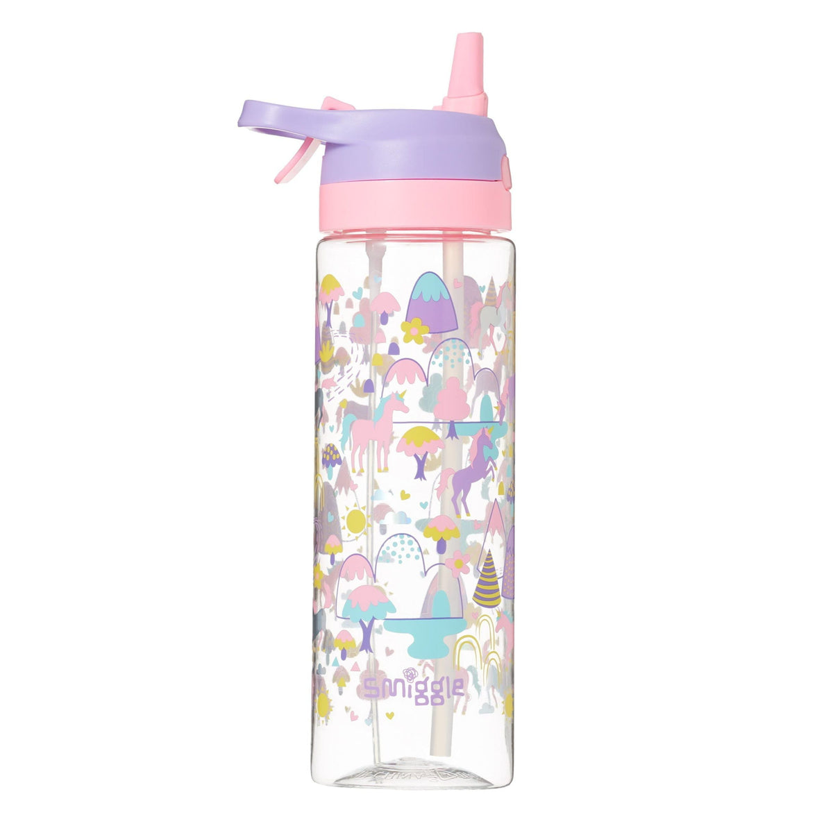 Smiggle - Beam Water Spray Straw 700ML BPA Free Water Bottle