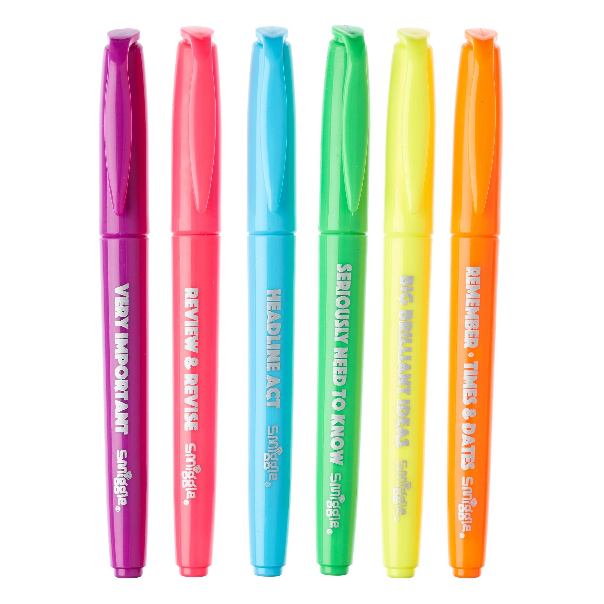Smiggle - Forget Me Not Highlighter 6'li Highlighters