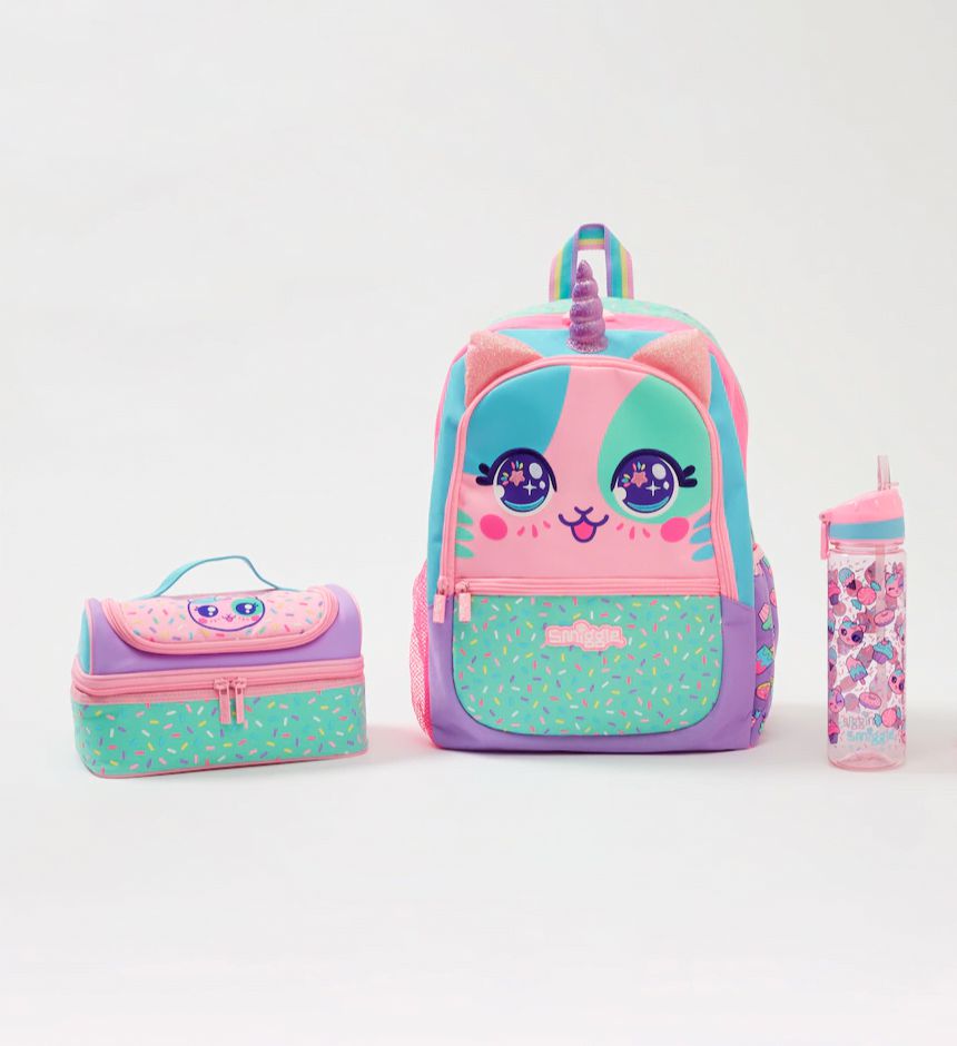 Smiggle - Best Budz 3 Piece School Bag Set
