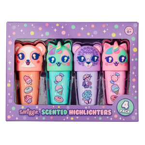 Smiggle - Best Budz Scented 4-Pack Highlighters