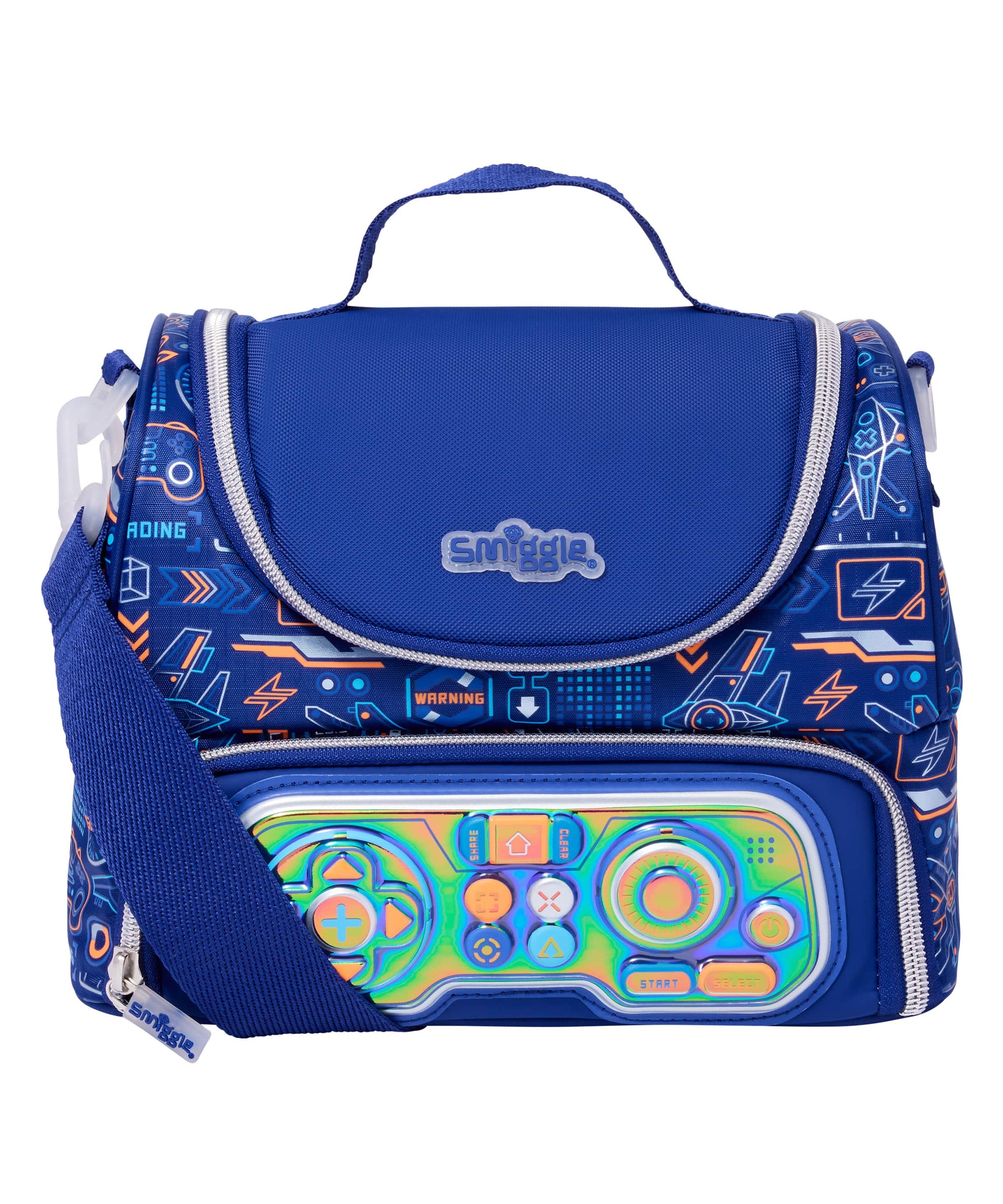 Smiggle - Beta Double Layered Lunch Bag with Strap