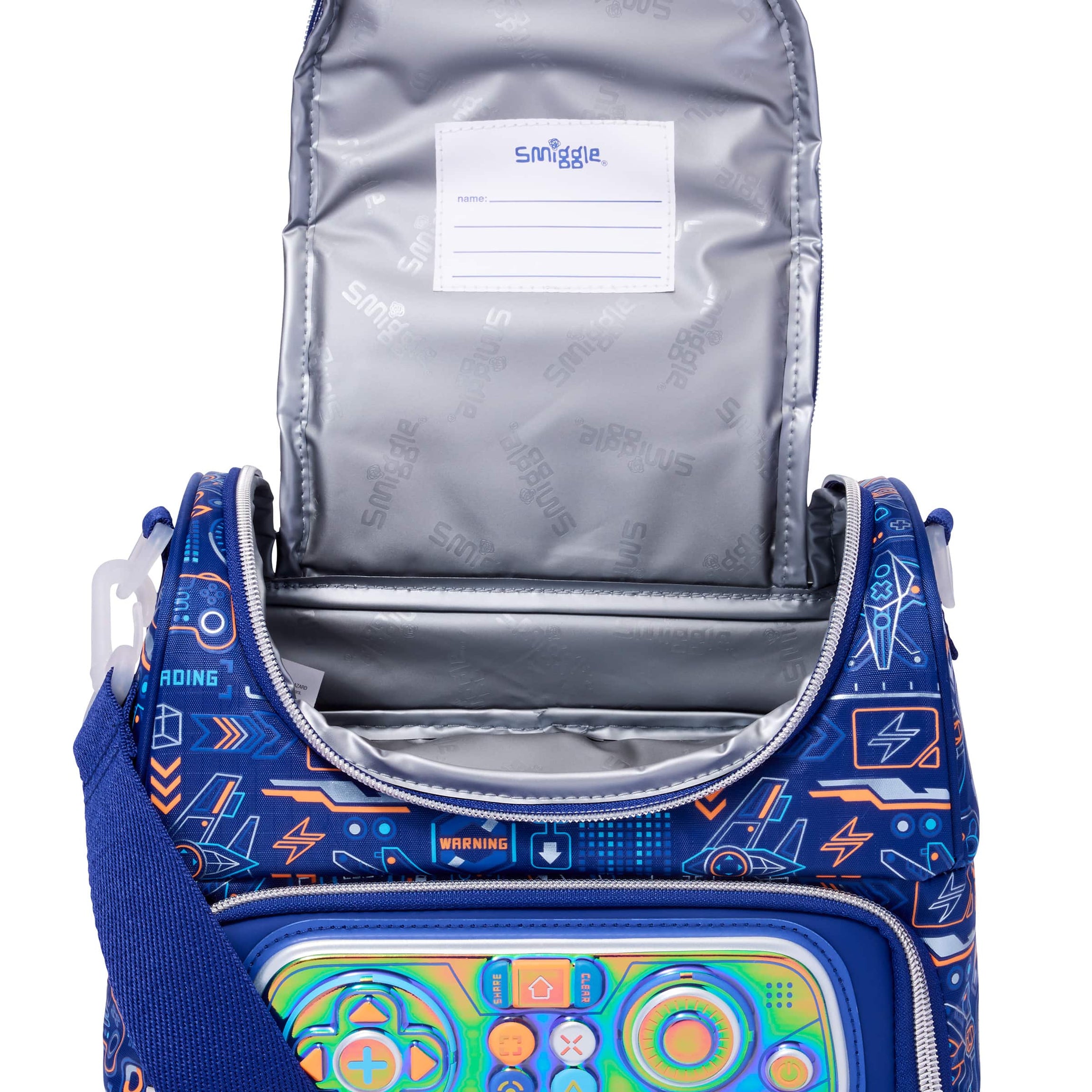 Smiggle - Beta Double Layered Hanging Lunch Bag - Dinossi
