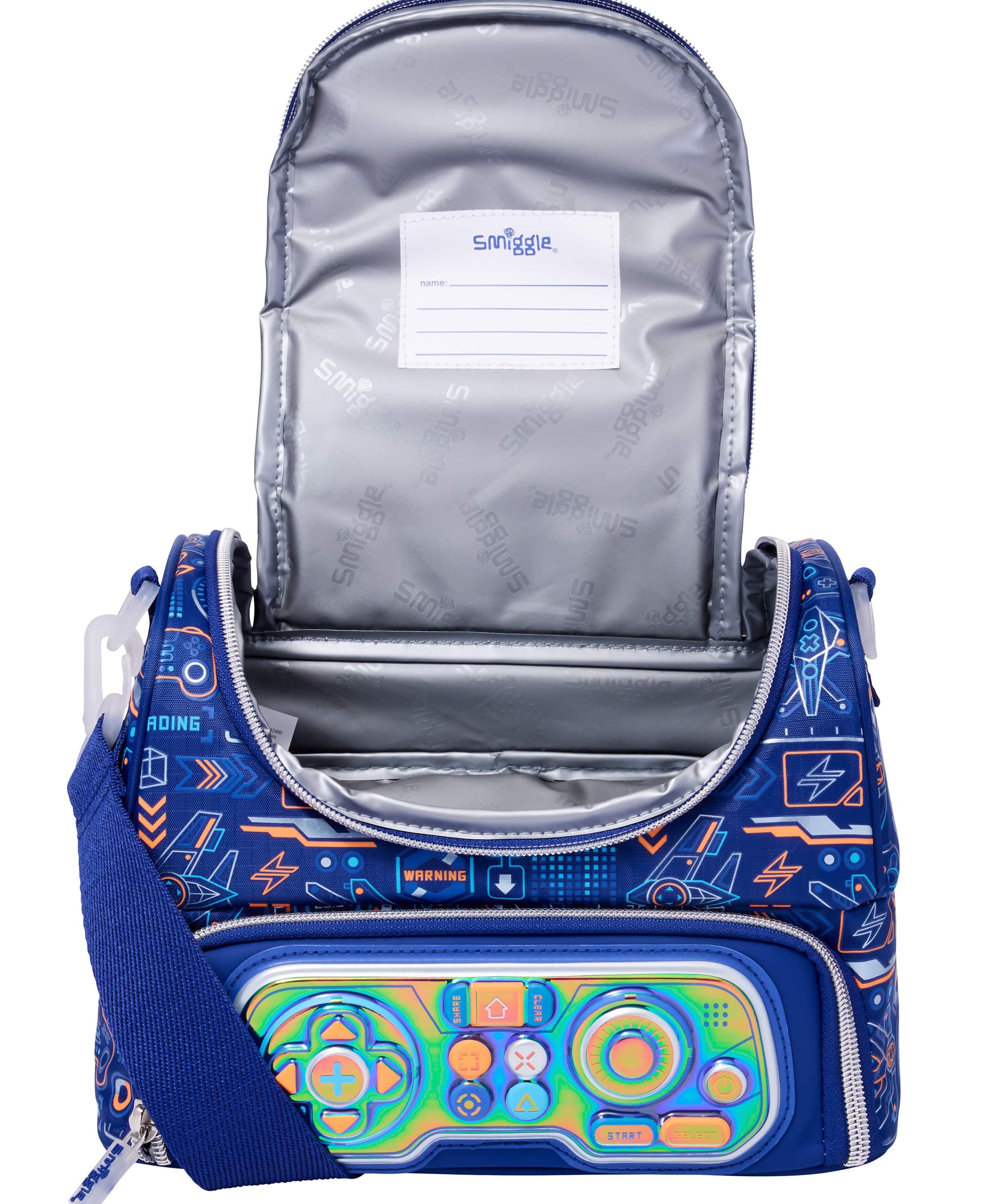 Smiggle - Beta Double Layered Lunch Bag with Strap