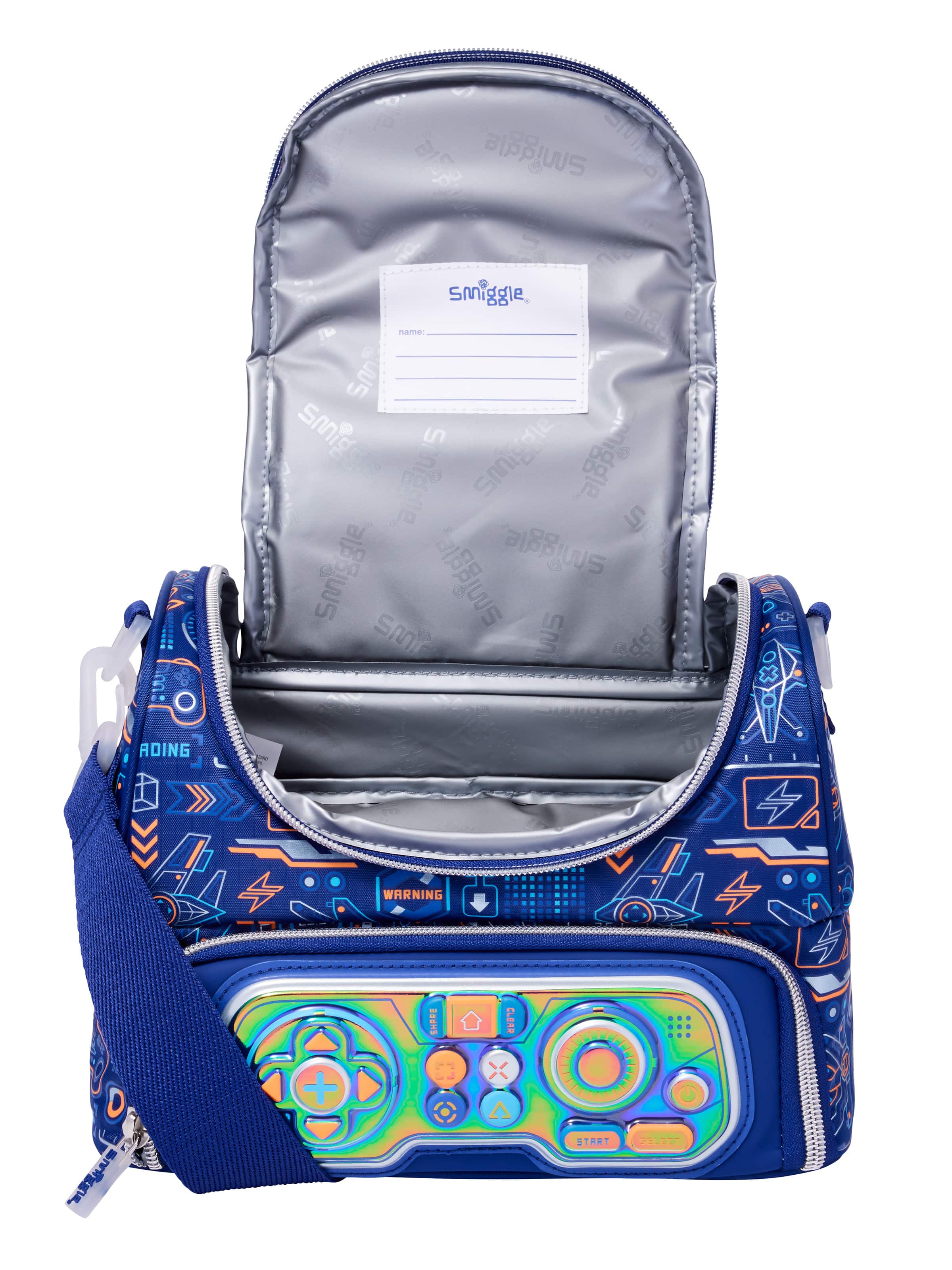Smiggle - Beta Double Layered Lunch Bag with Strap