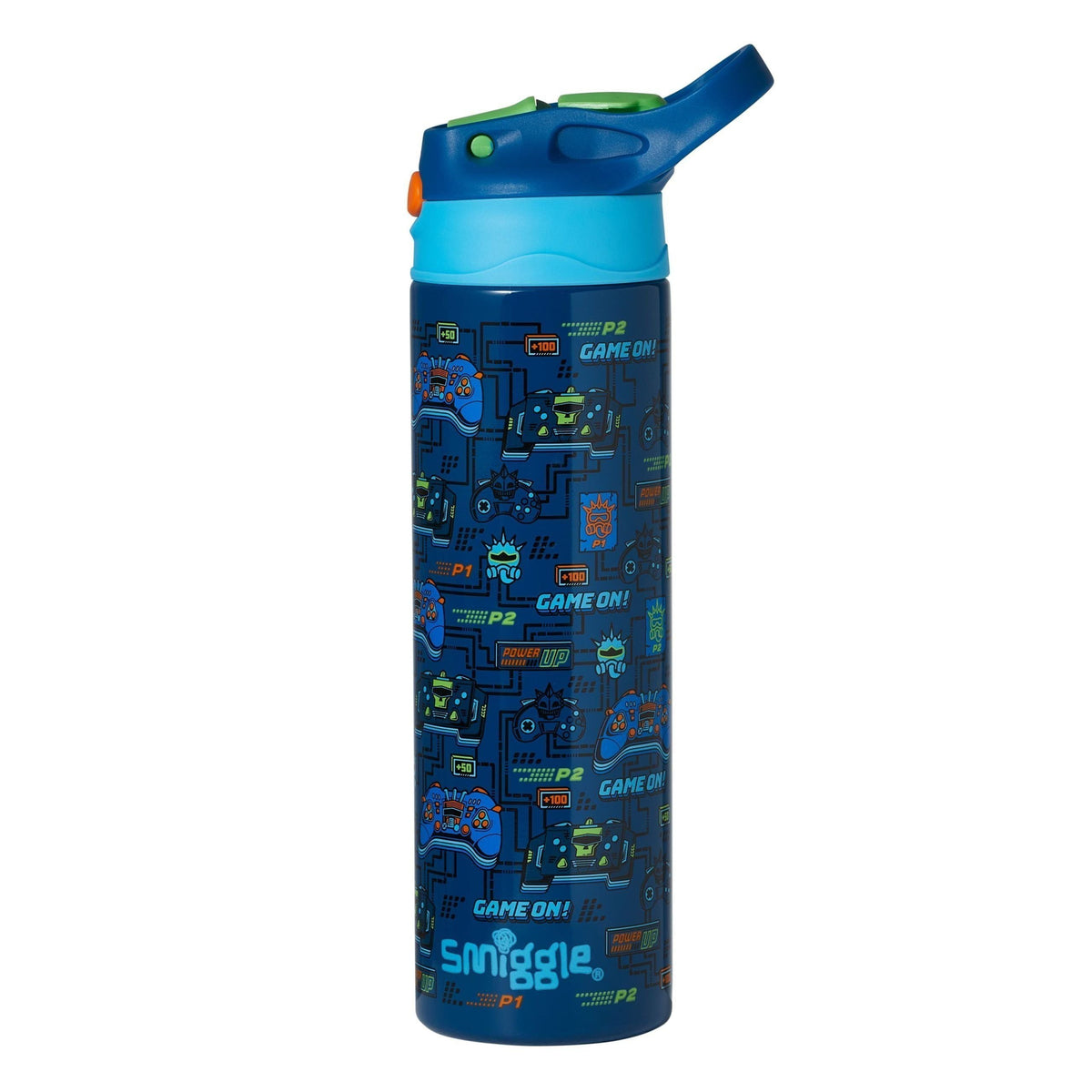 Smiggle - Better Togerher Stainless Steel 520ml Straw Bottle