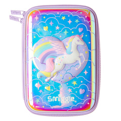 Smiggle - Beyond 3D Embossed Unicorn Pencil Case