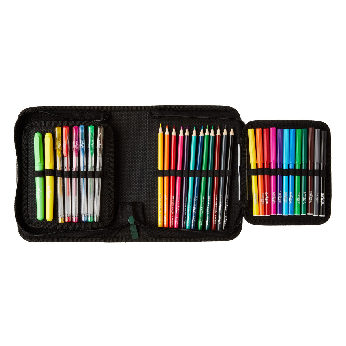 Smiggle - Beyond Dinosaurs Stationery Set with Colouring Pencils and Pencil Case