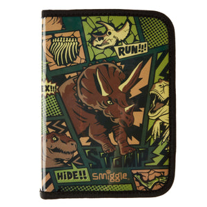 Smiggle - Beyond Dinosaurs Stationery Set with Colouring Pencils and Pencil Case