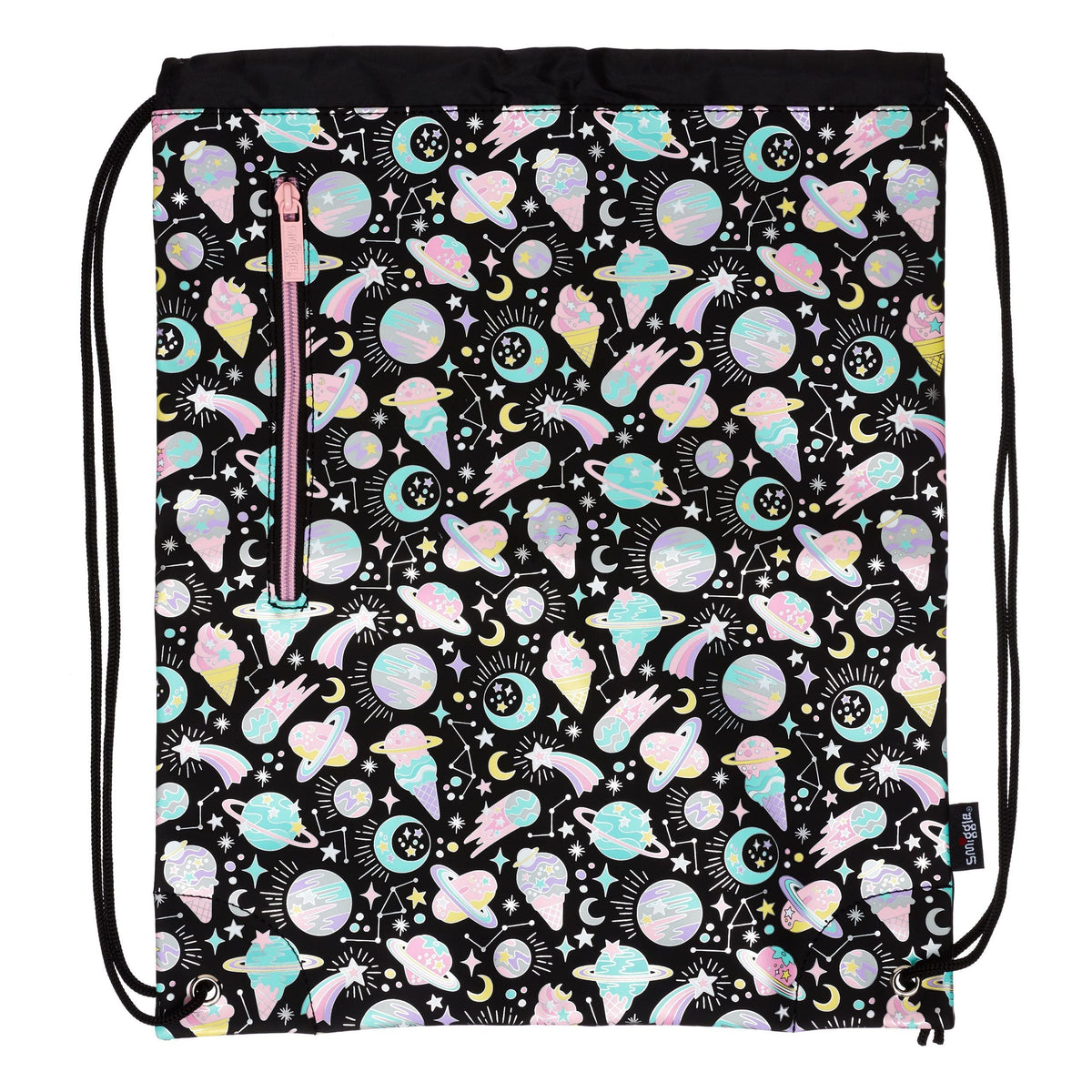 Smiggle - Beyond Black Drawstring Bag
