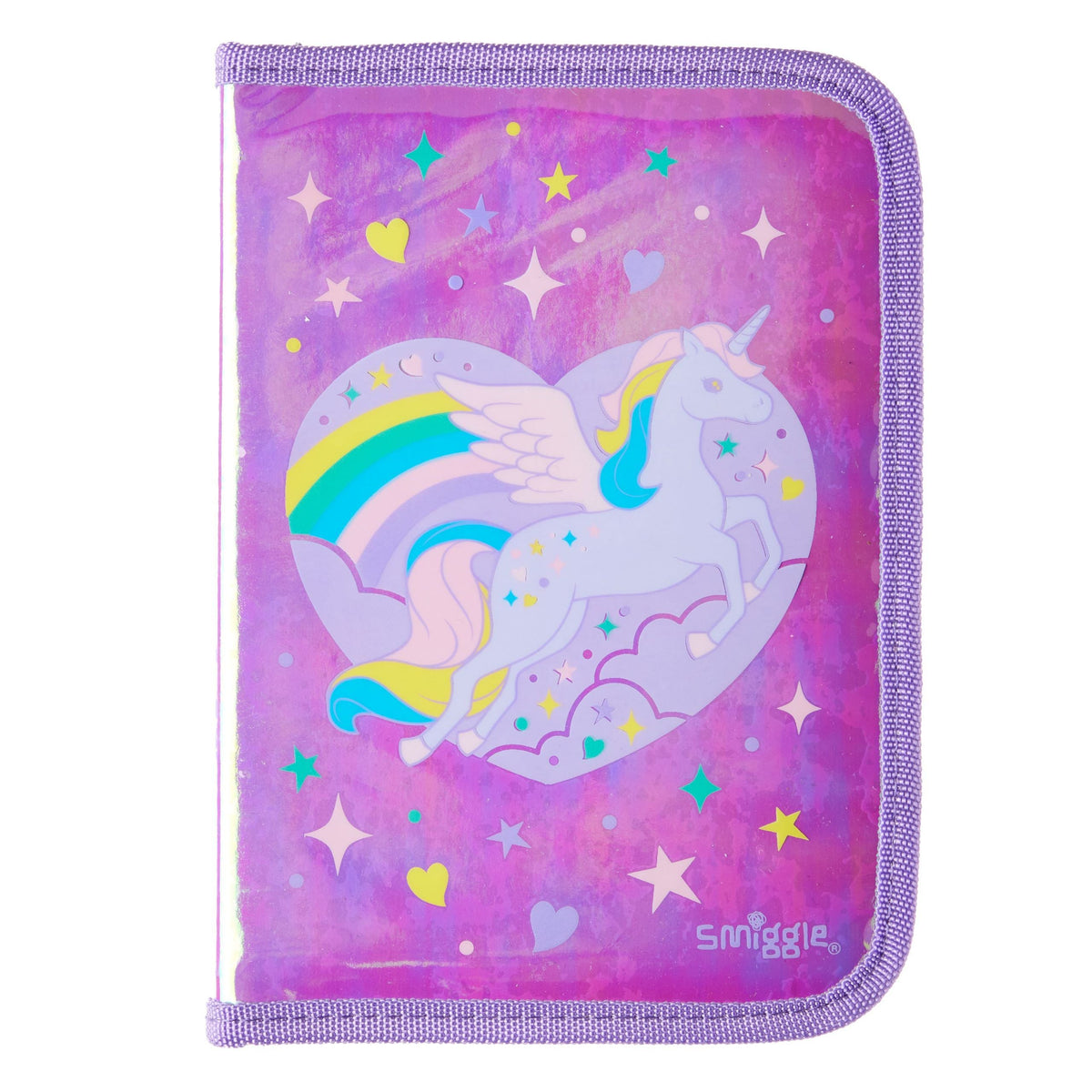 Smiggle - Beyond Unicorns Colouring Pencils and Pencil Case Stationery Set