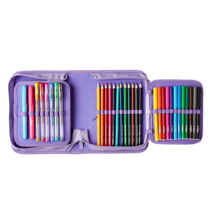 Smiggle - Beyond Unicorns Colouring Pencils and Pencil Case Stationery Set