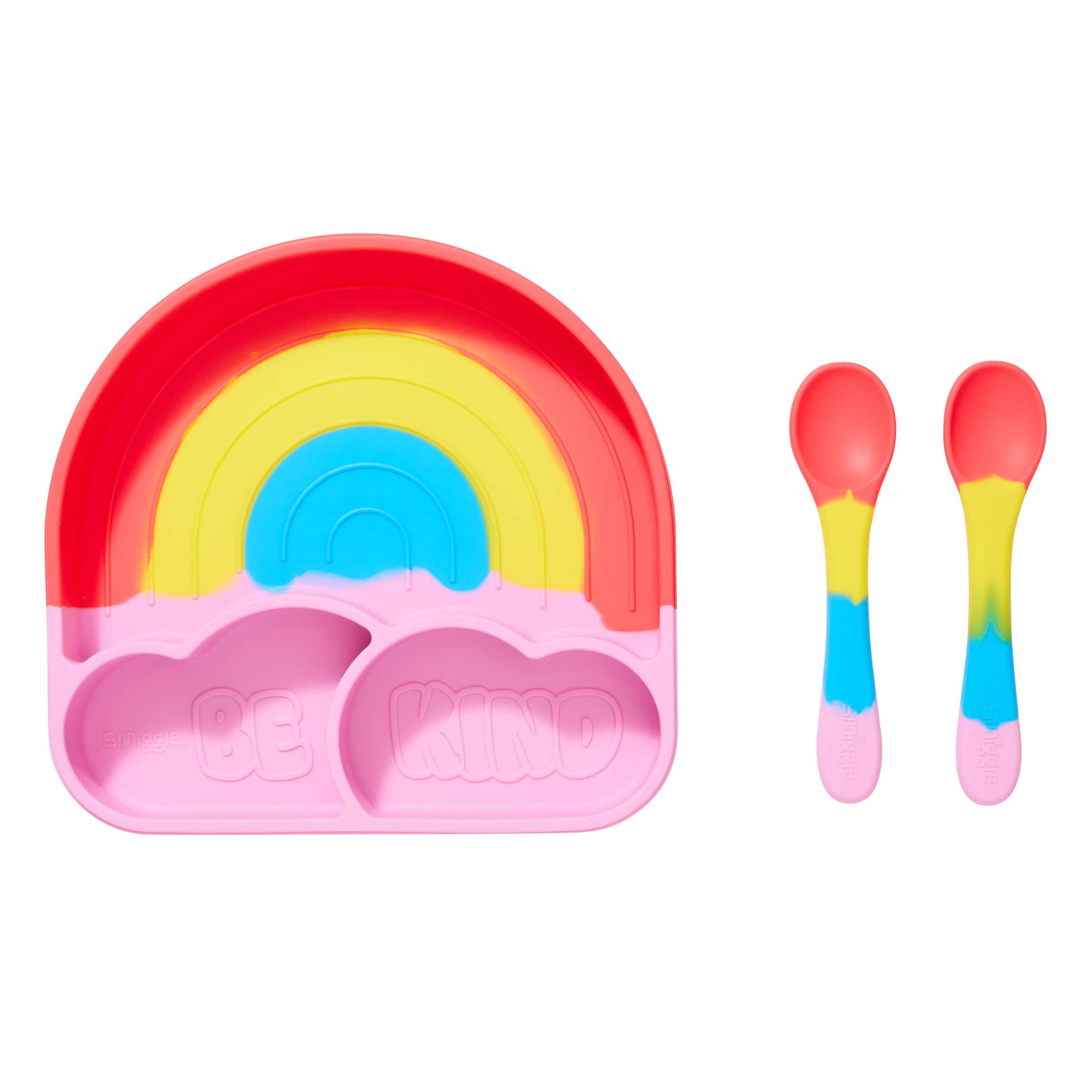 Smiggle - Big Dream Silicone Dinner Plate Set