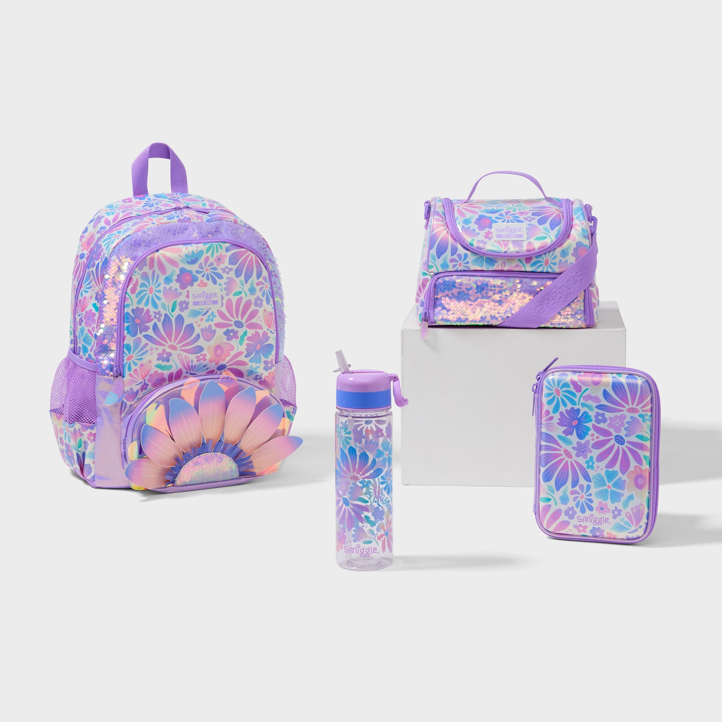 Smiggle - Bloom 4 Piece School Bag Set