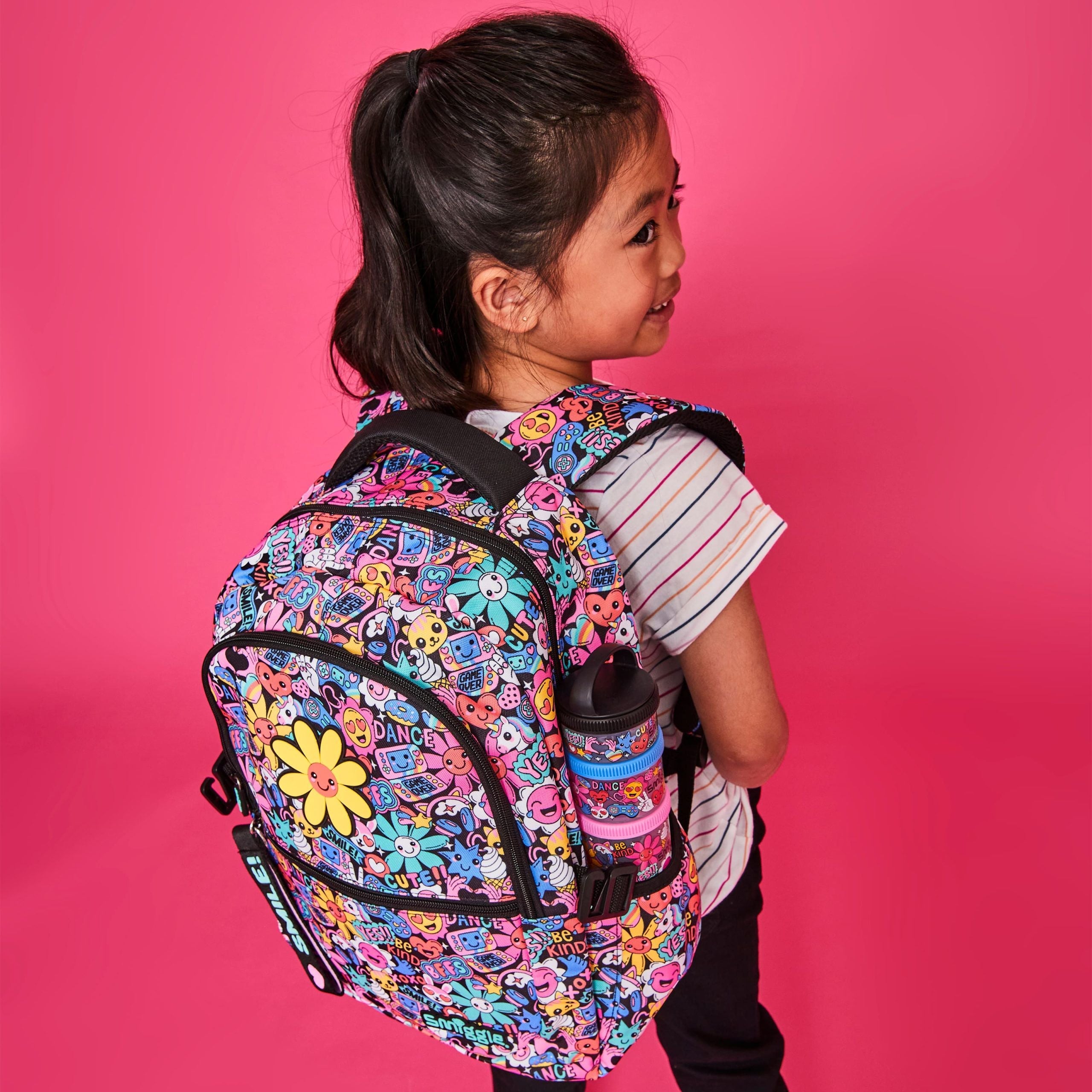 Smiggle – Bright Side 3-Piece School Bag Set