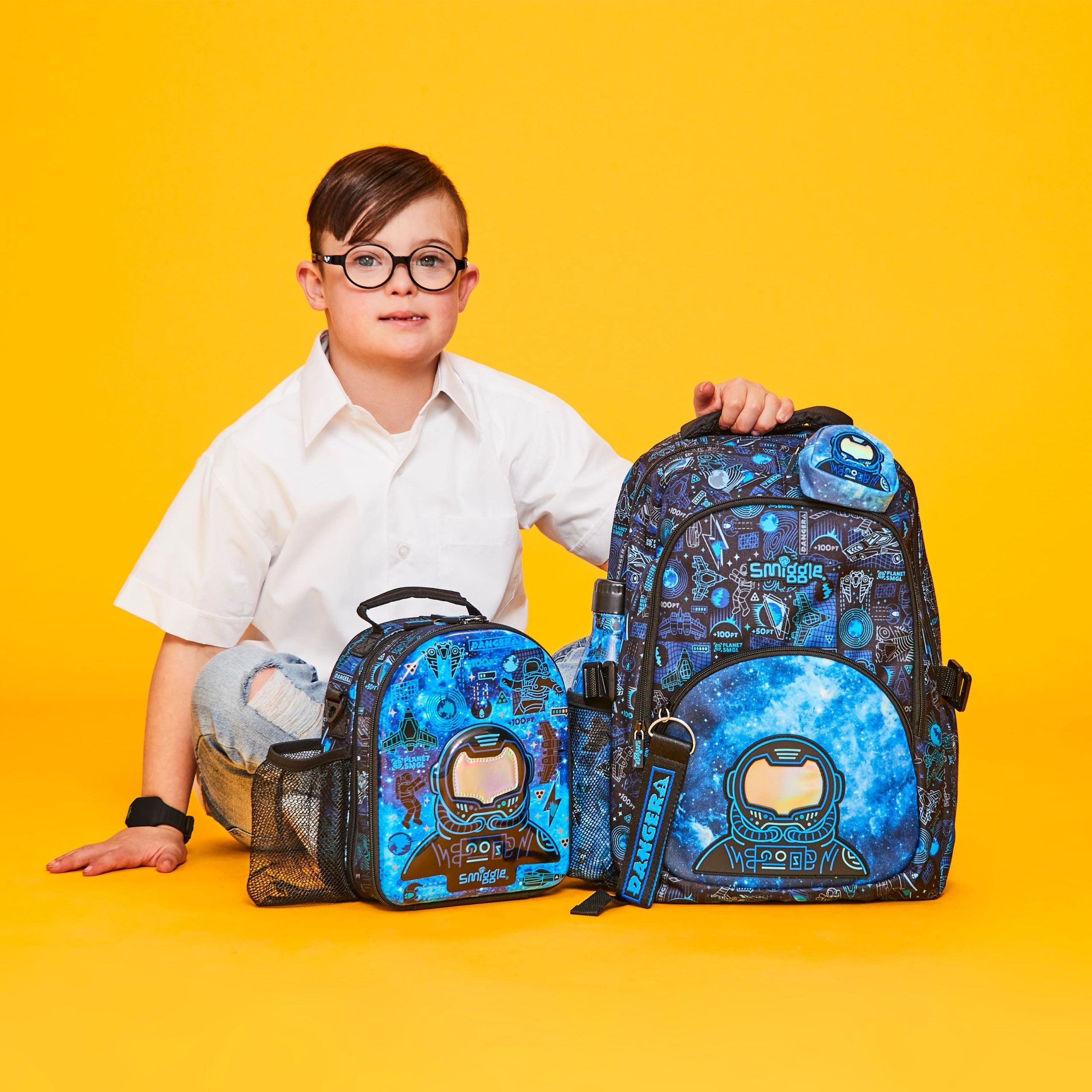 Smiggle - Bright Side Hanging Double Layer Lunch Bag