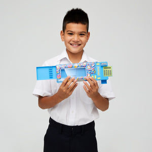 Smiggle - Bright Side Automatic Pencil Case with Calculator