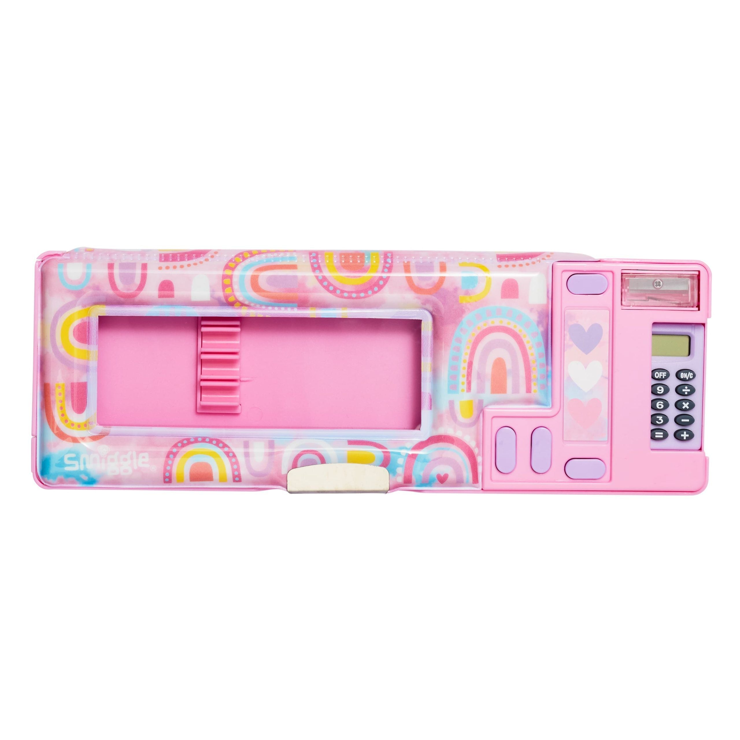 Smiggle - Bright Side Automatic Pencil Case with Calculator