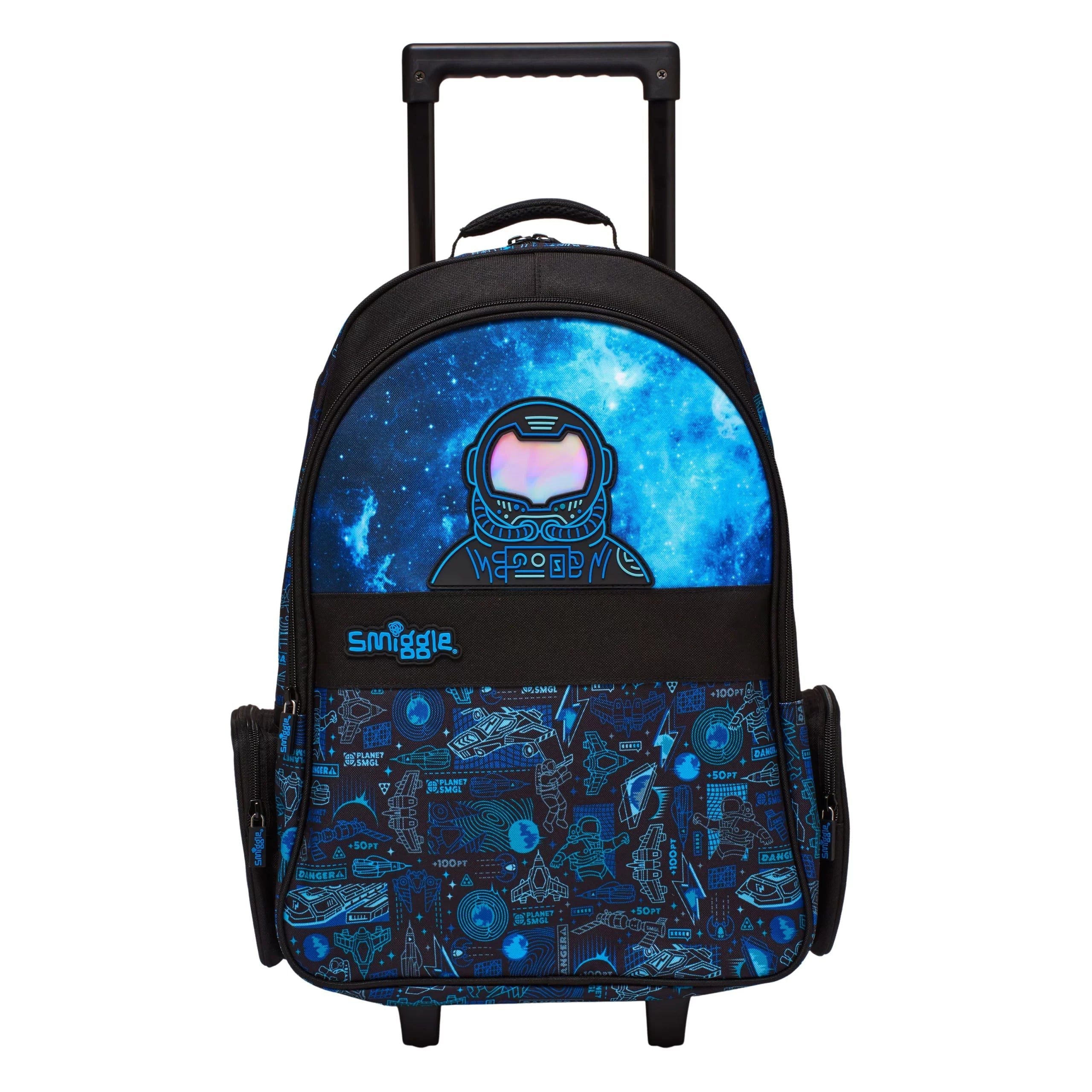Smiggle - Bright Side Lighted Trolley School and Travel Bag
