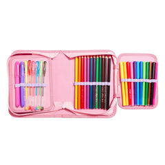 Smiggle - Bright Side Pencil Case and Pencils Stationery Set