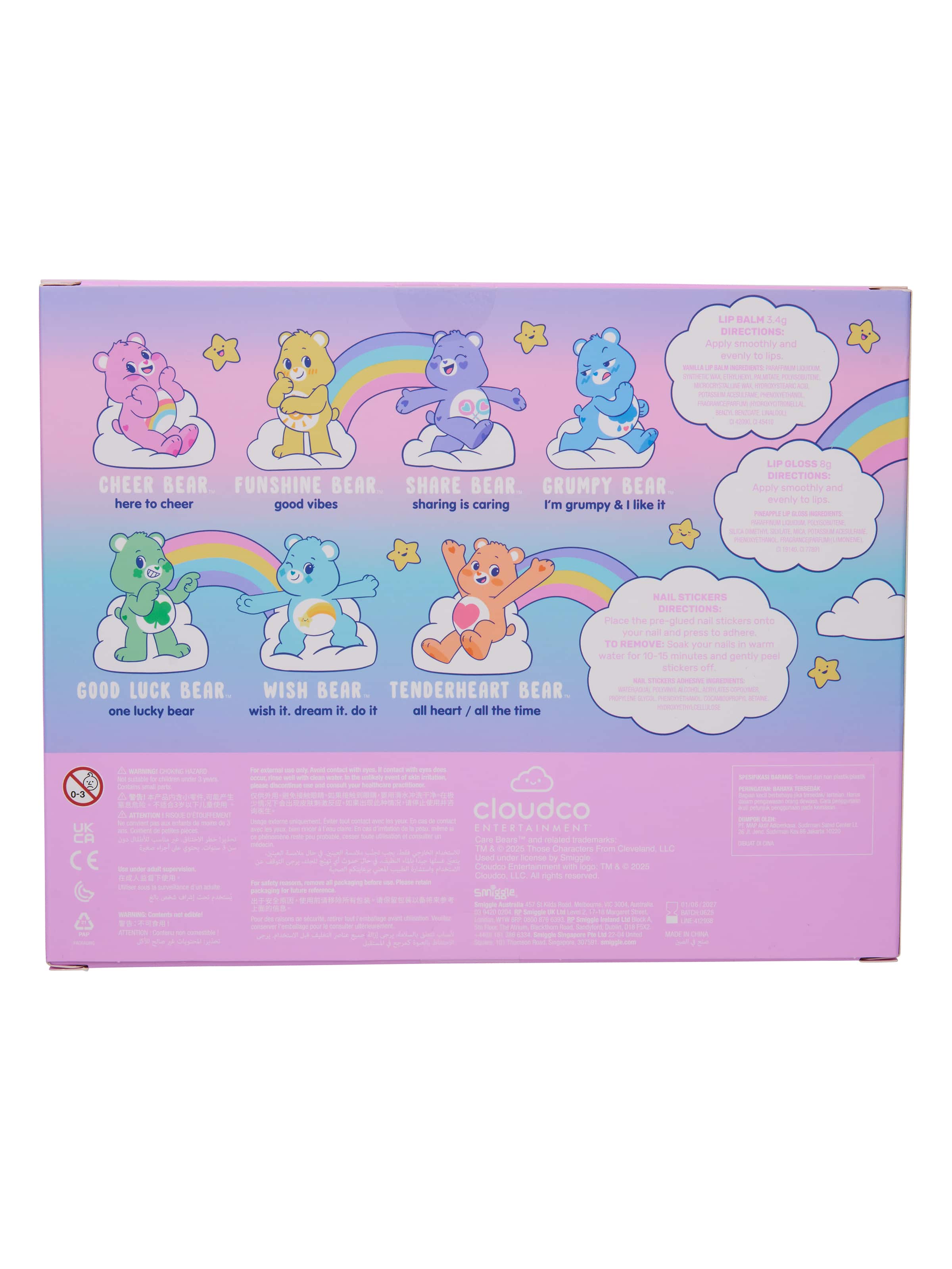 Smiggle - Care Bears Banyo ve Vücut Hediye Paketi