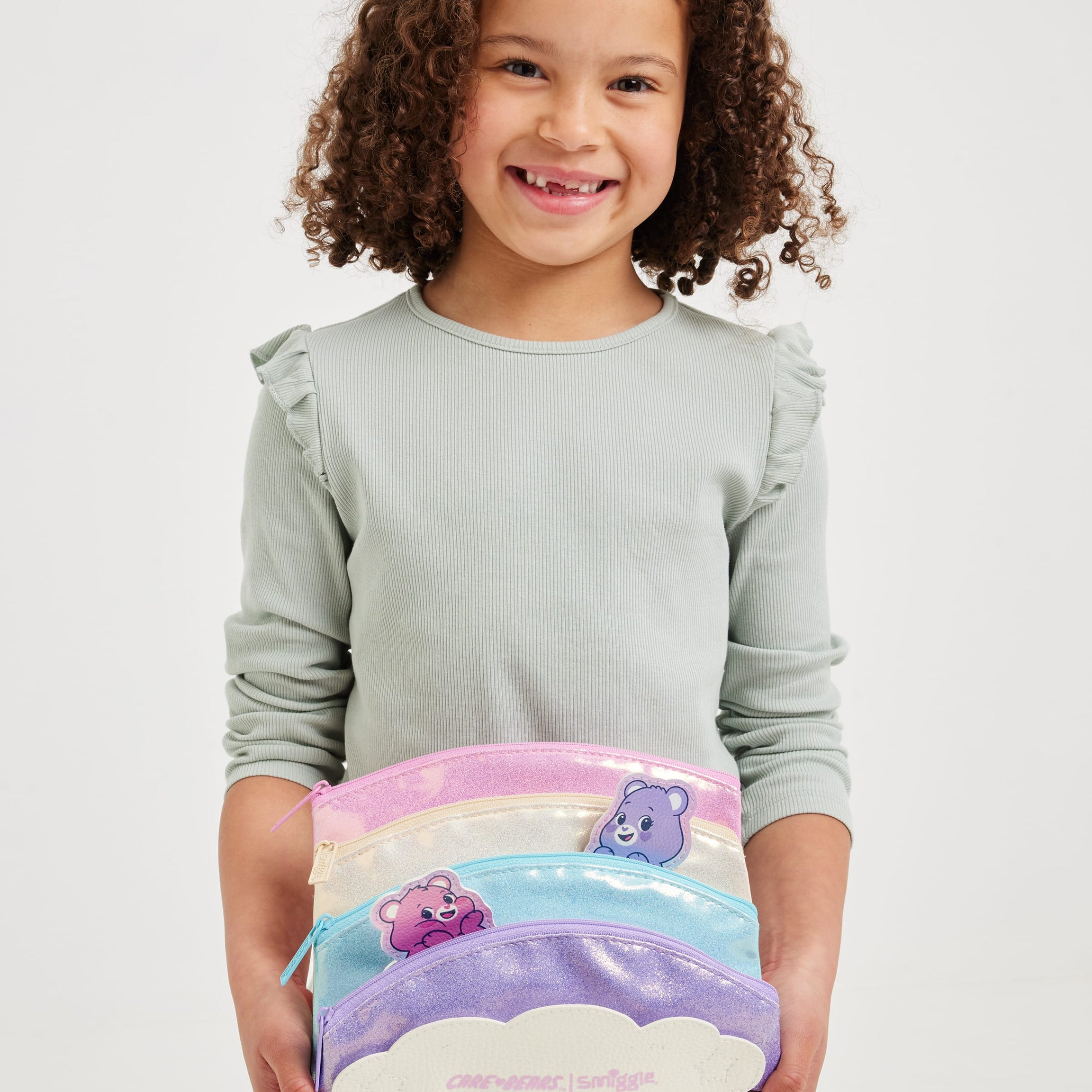 Smiggle - Care Bears Multi-Pocket Pencil Case