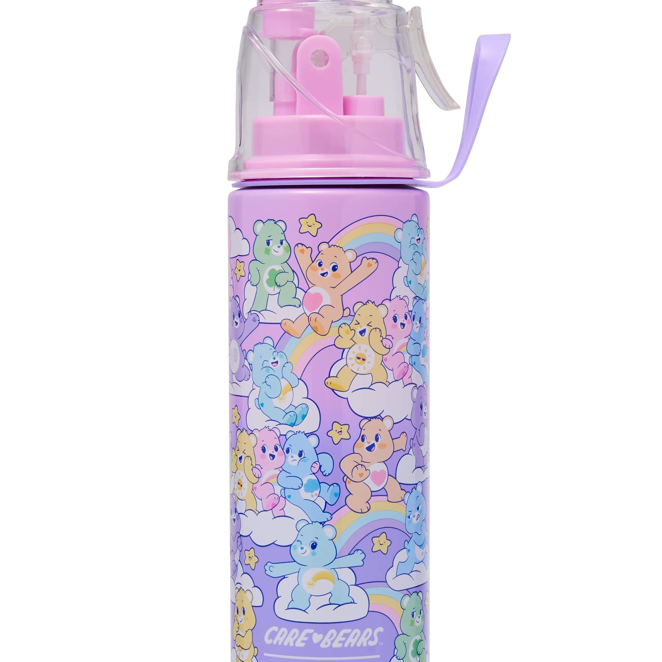 Smiggle - Care Bears Water Spray 500ML Steel Bottle