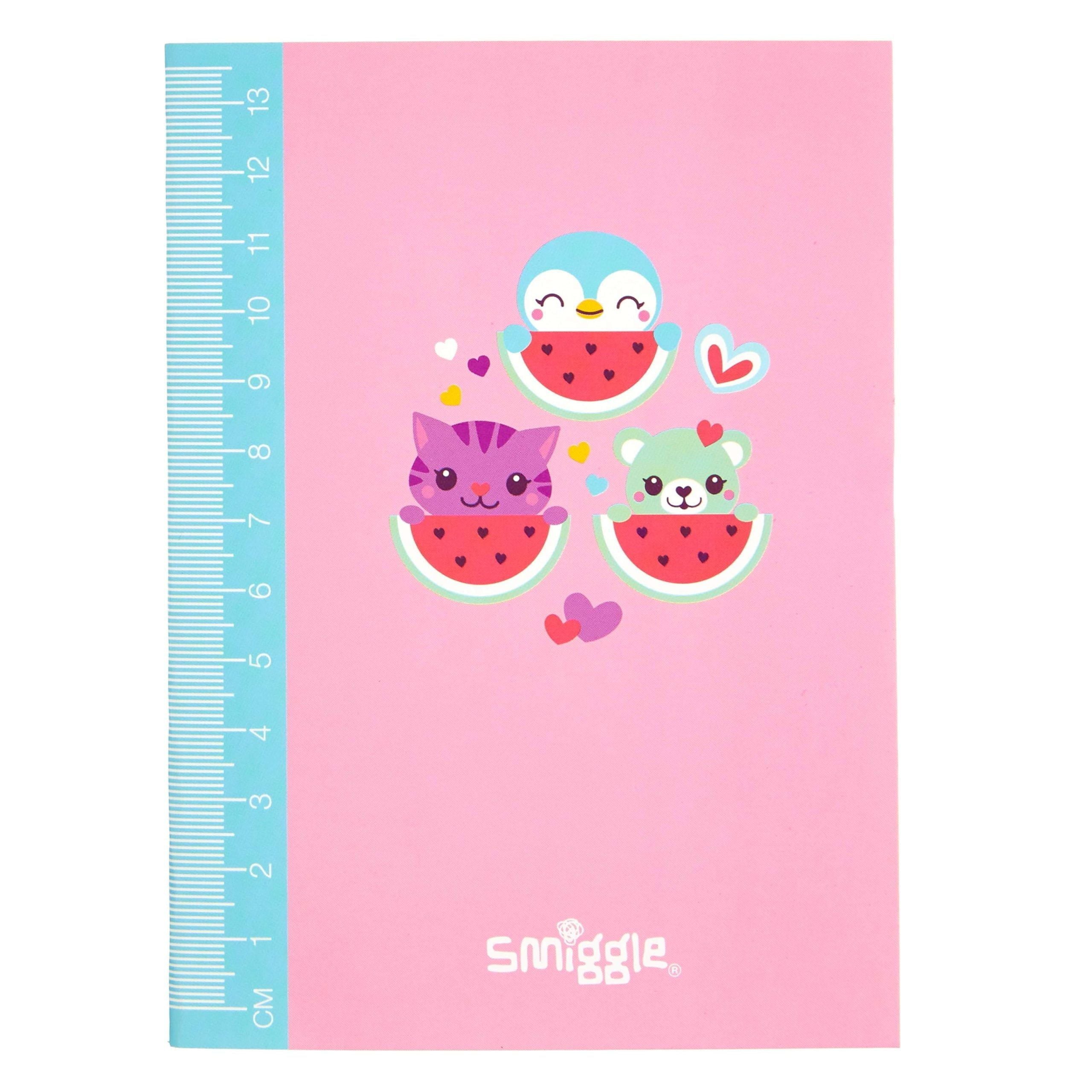 Smiggle - Ruled Lined 64 Page A6 Notebook