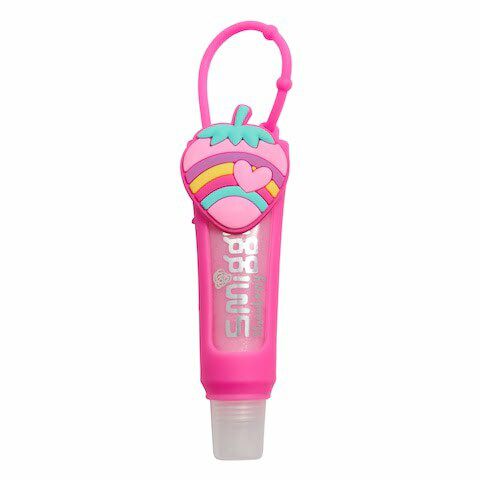 Smiggle - Strawberry Scented Kids Lip Balm and Keychain