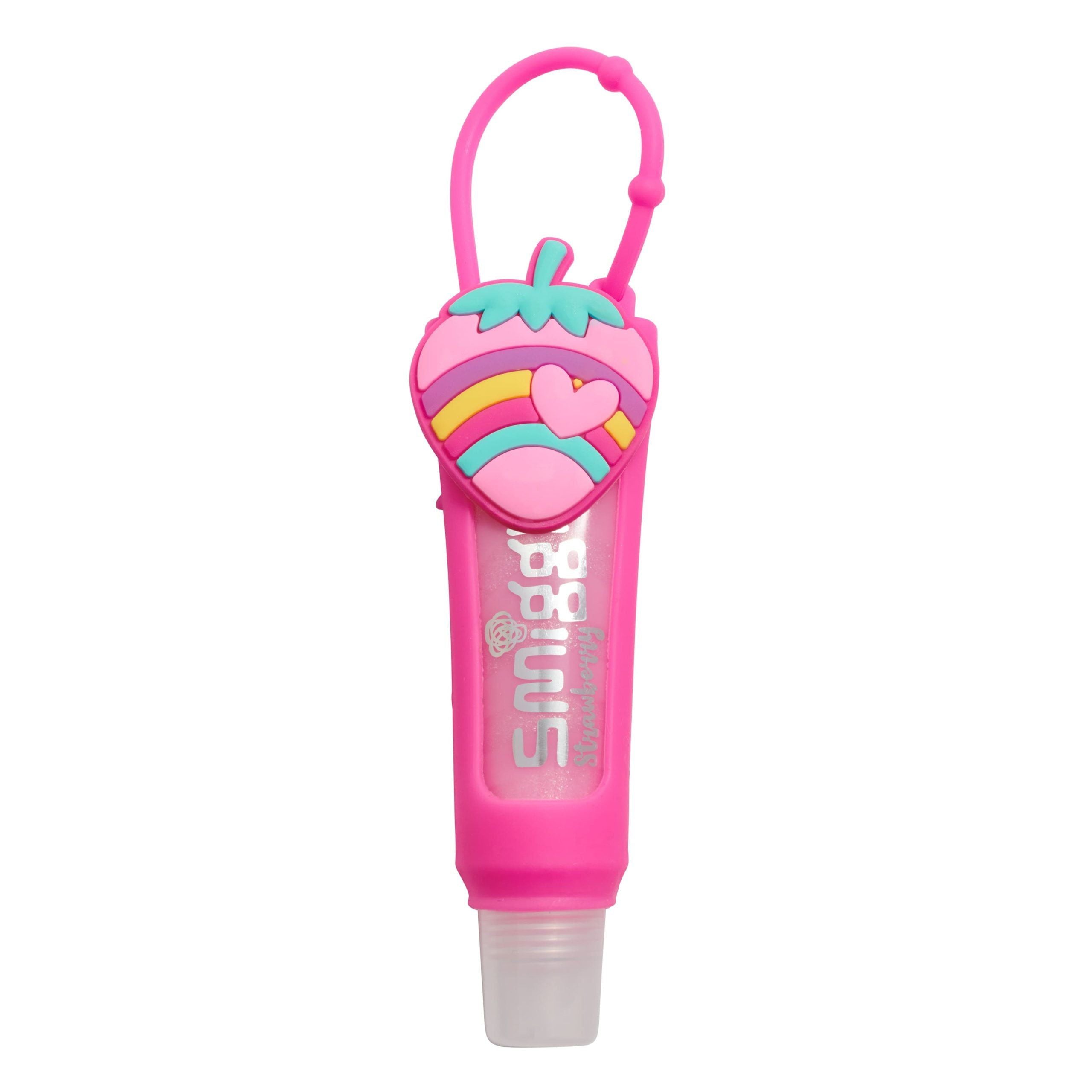 Smiggle - Strawberry Scented Kids Lip Balm and Keychain