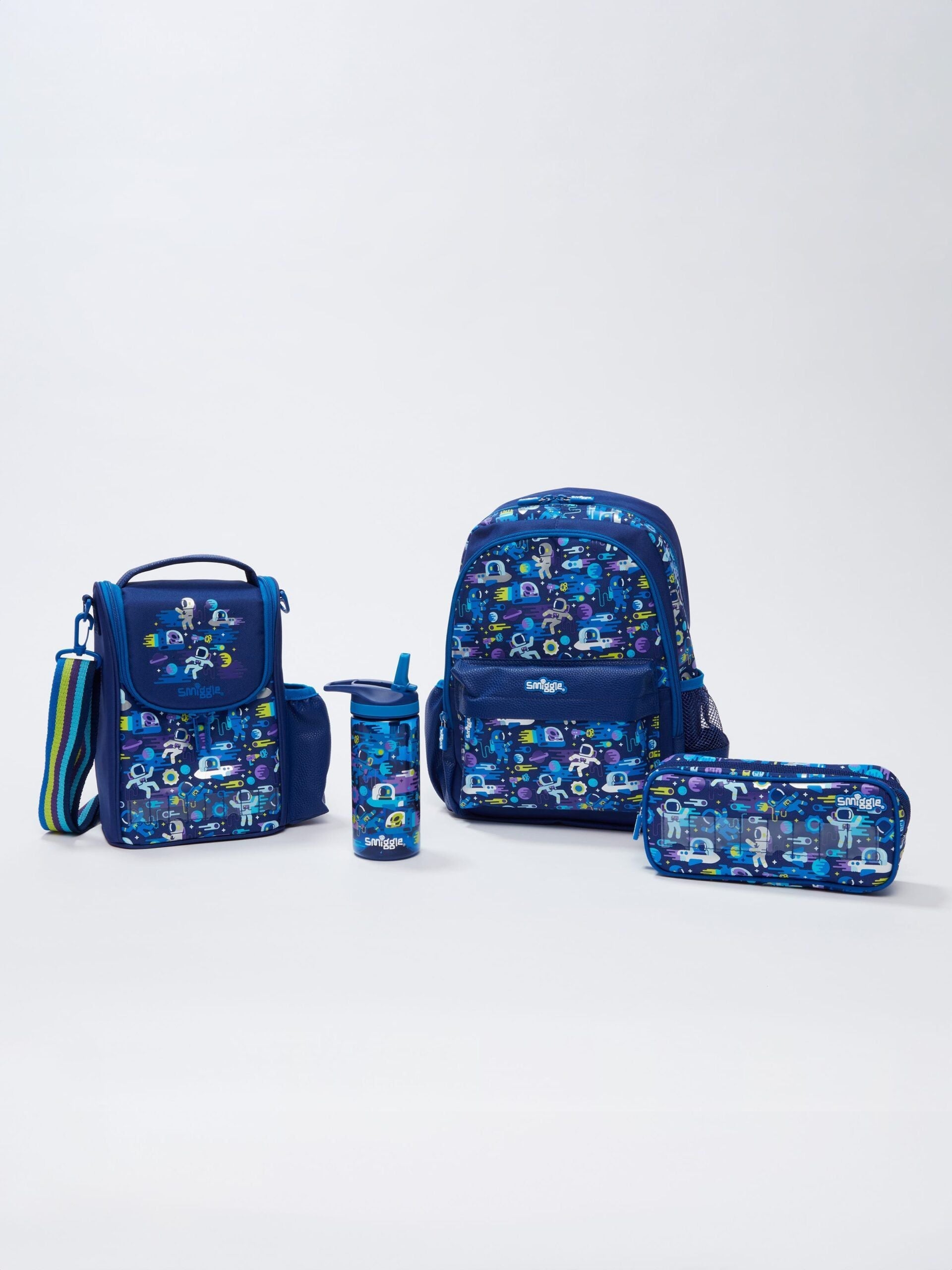Smiggle - Cloud Nine 4-Piece Kindergarten and Nursery School Bag Set