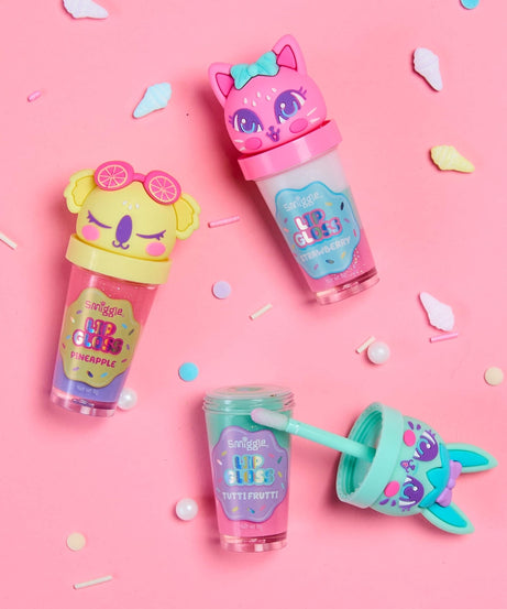 Smiggle - Children's Strawberry Lip Care and Gloss
