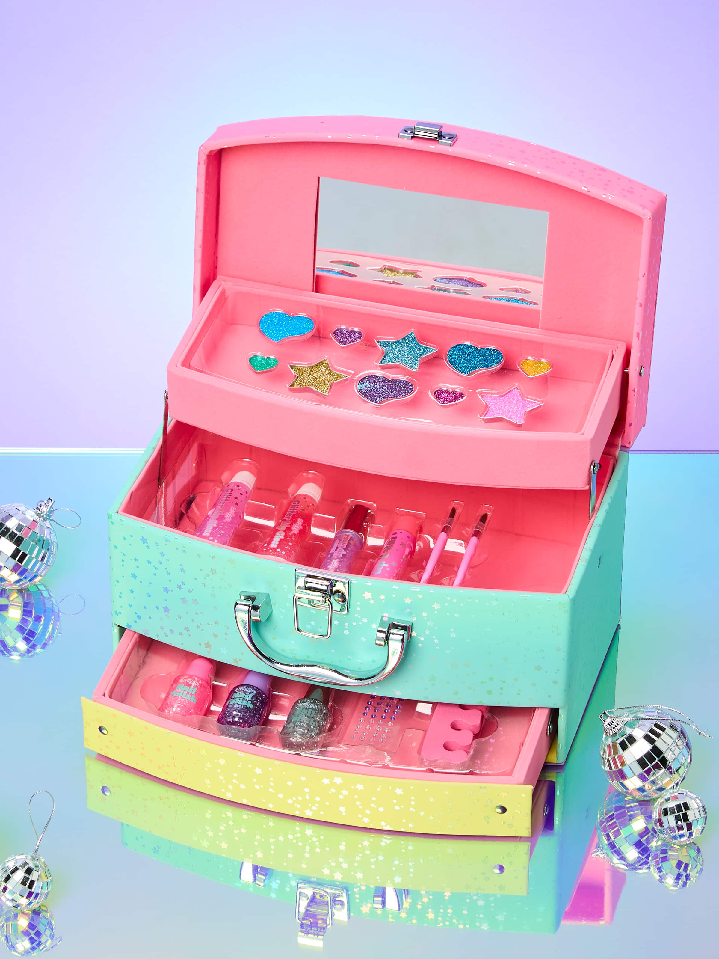 Smiggle - Çocuk Kozmetik Kutusu ve Kozmetik Seti - Dinossi