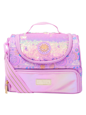 Smiggle - Cosmos Large Double Lunch Bag with Strap