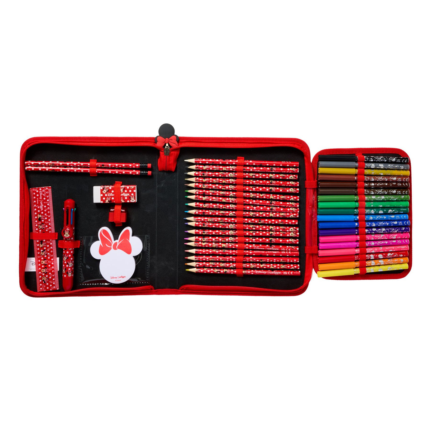 Smiggle - Disney Minnie Stationery Set and Pencil Case