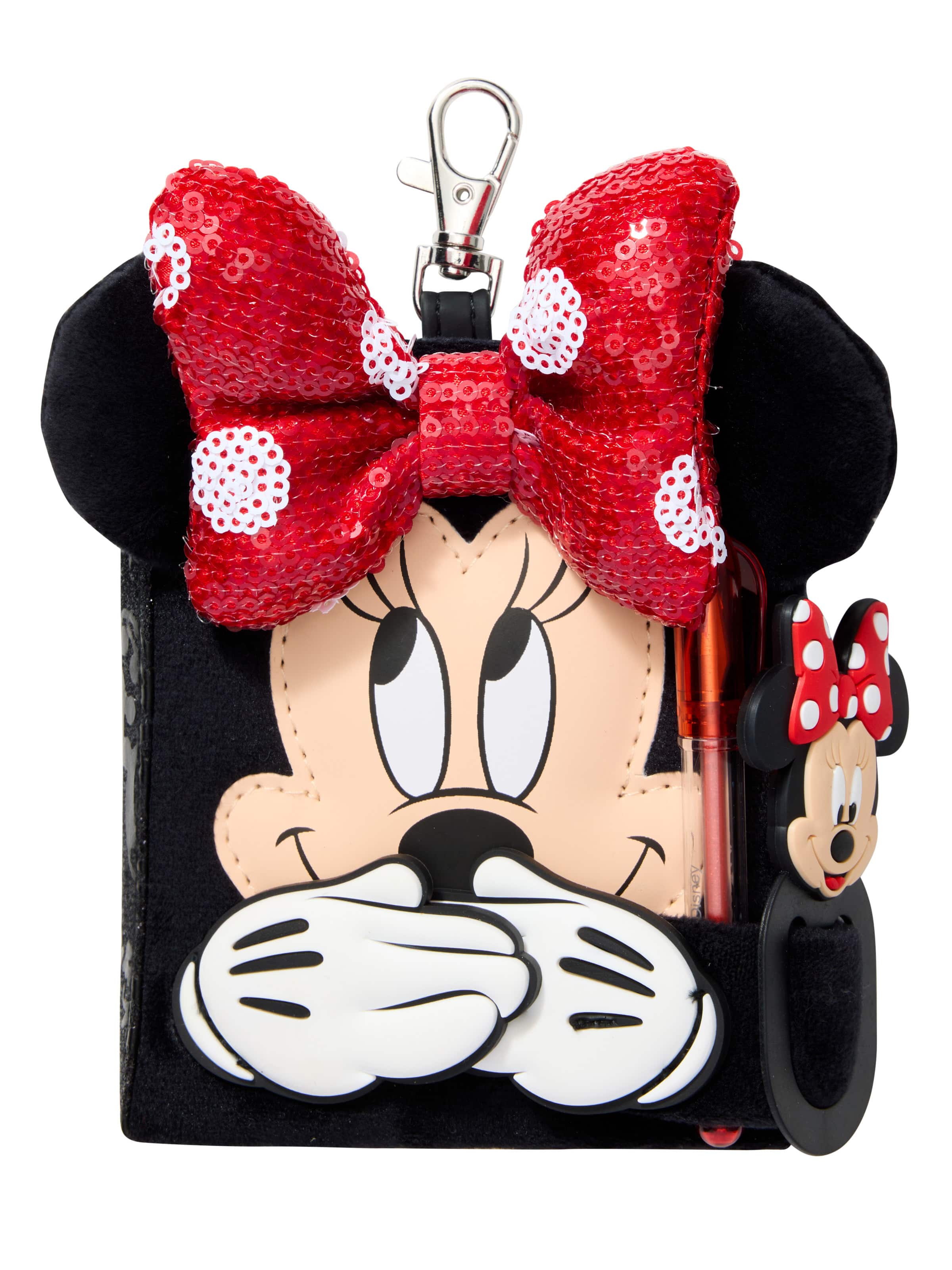 Smiggle - Disney Minnie Mouse Mini Notebook with Keychain