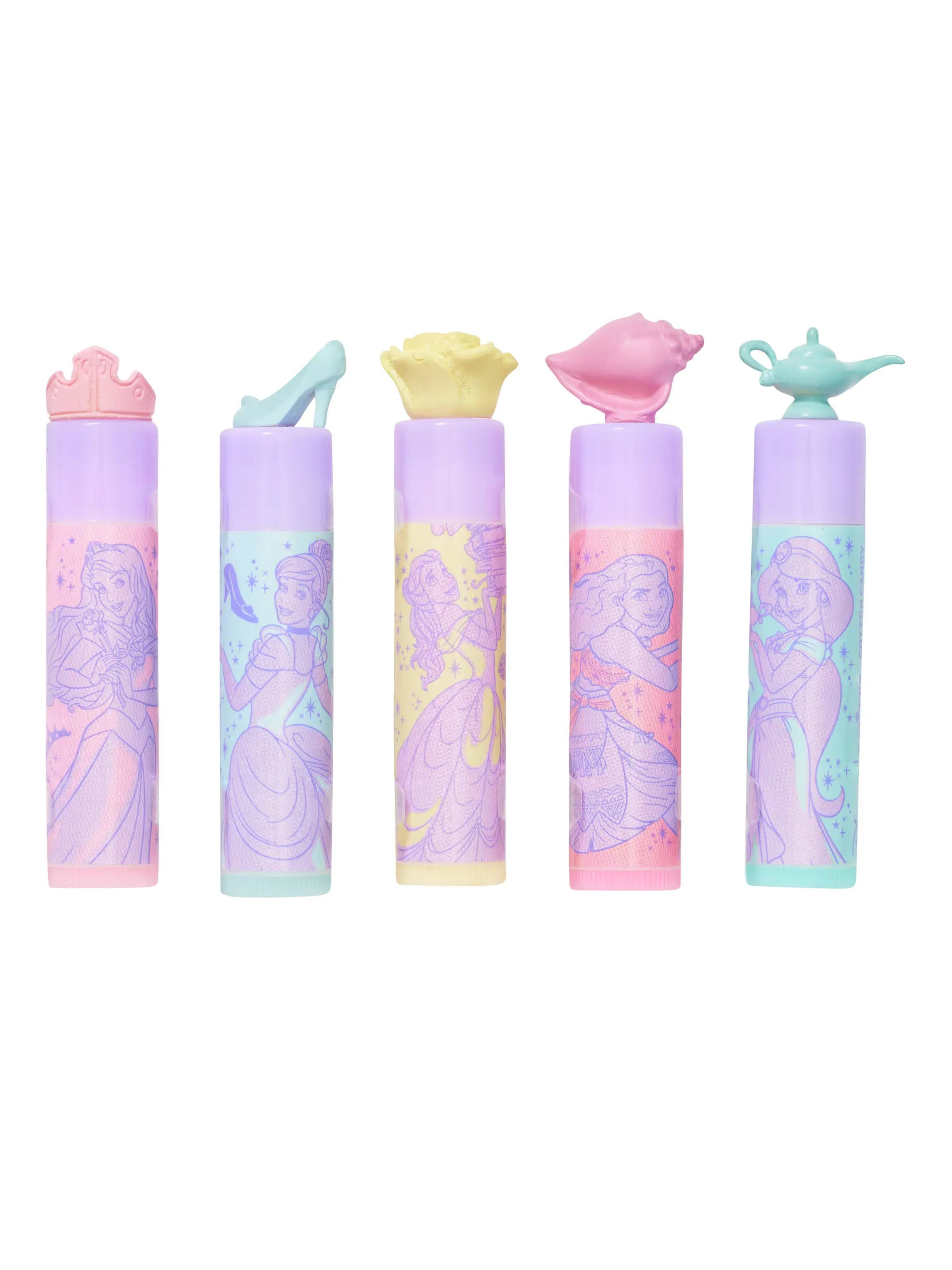 Smiggle - Disney Princess 5-Piece Lip Balm Set and Bag