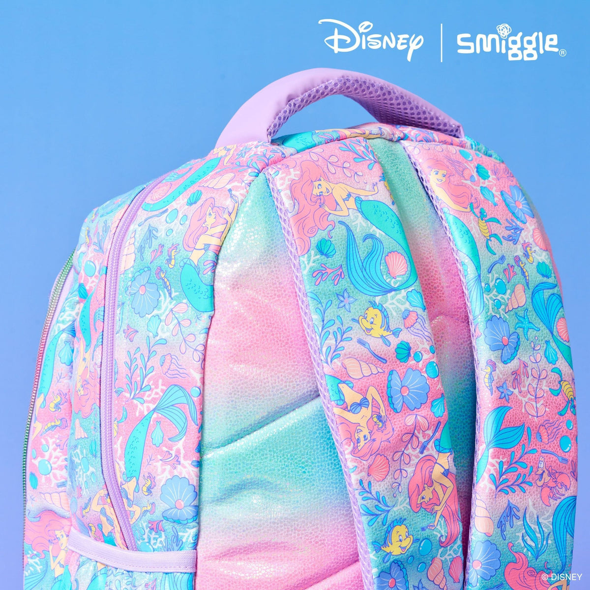 Smiggle – Disney Princess Ariel 3 Piece School Bag Set