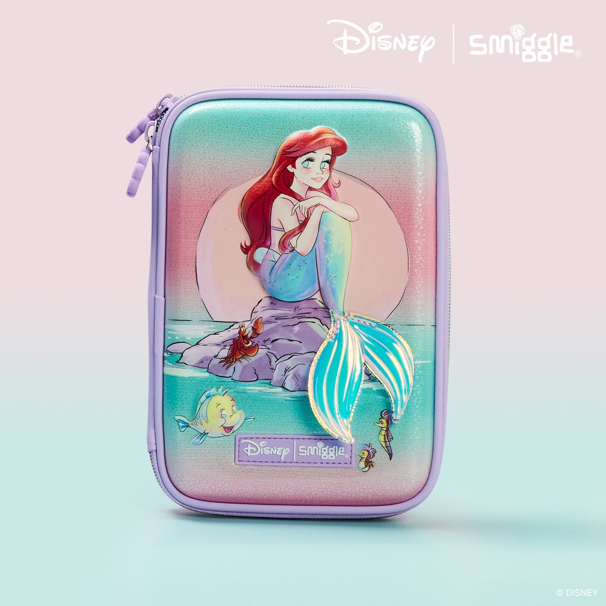 Smiggle - Disney Princess Mermaid Pencil Case