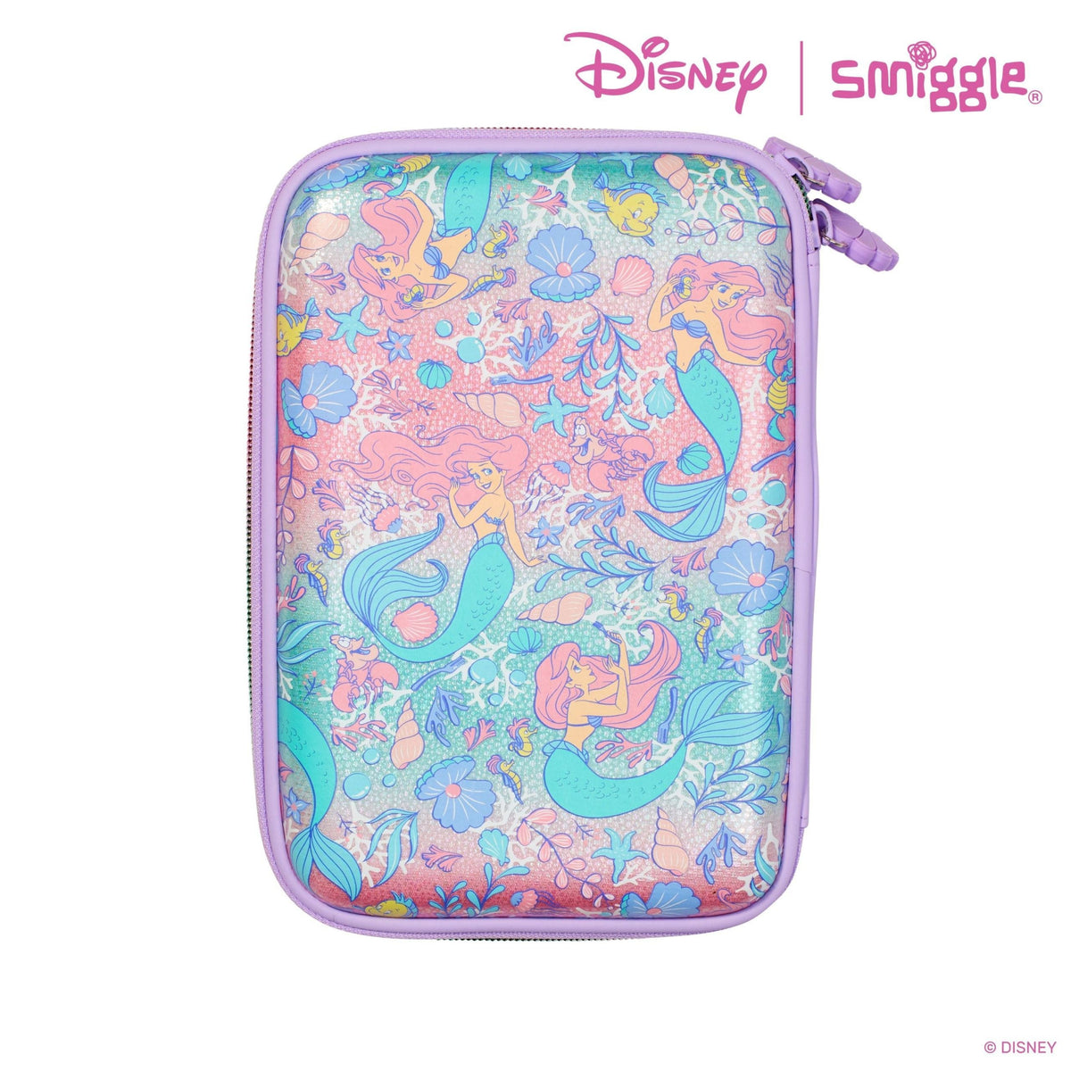 Smiggle - Disney Princess Mermaid Pencil Case