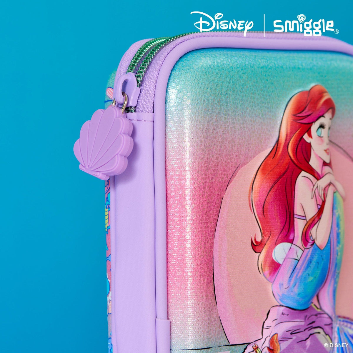 Smiggle - Disney Princess Mermaid Pencil Case